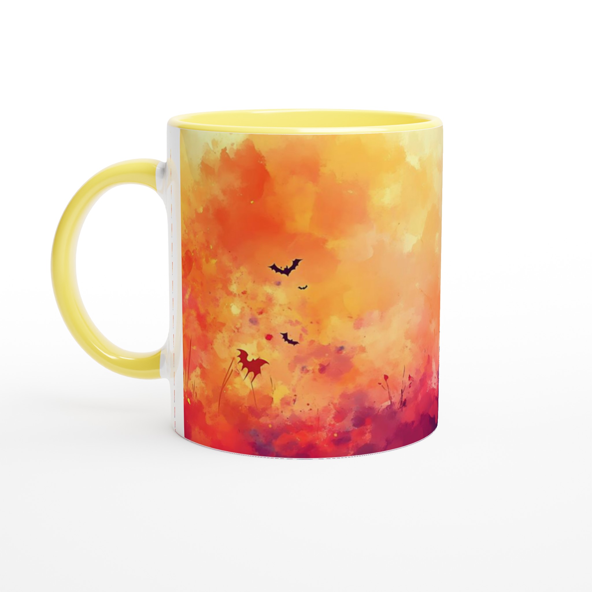 Magisk Halloween Mugg – Lekfull Design i Akvarell | 11oz Keramisk Kaffemugg 3 b086f8a3-989f-489a-a5d3-ca943fe02a30