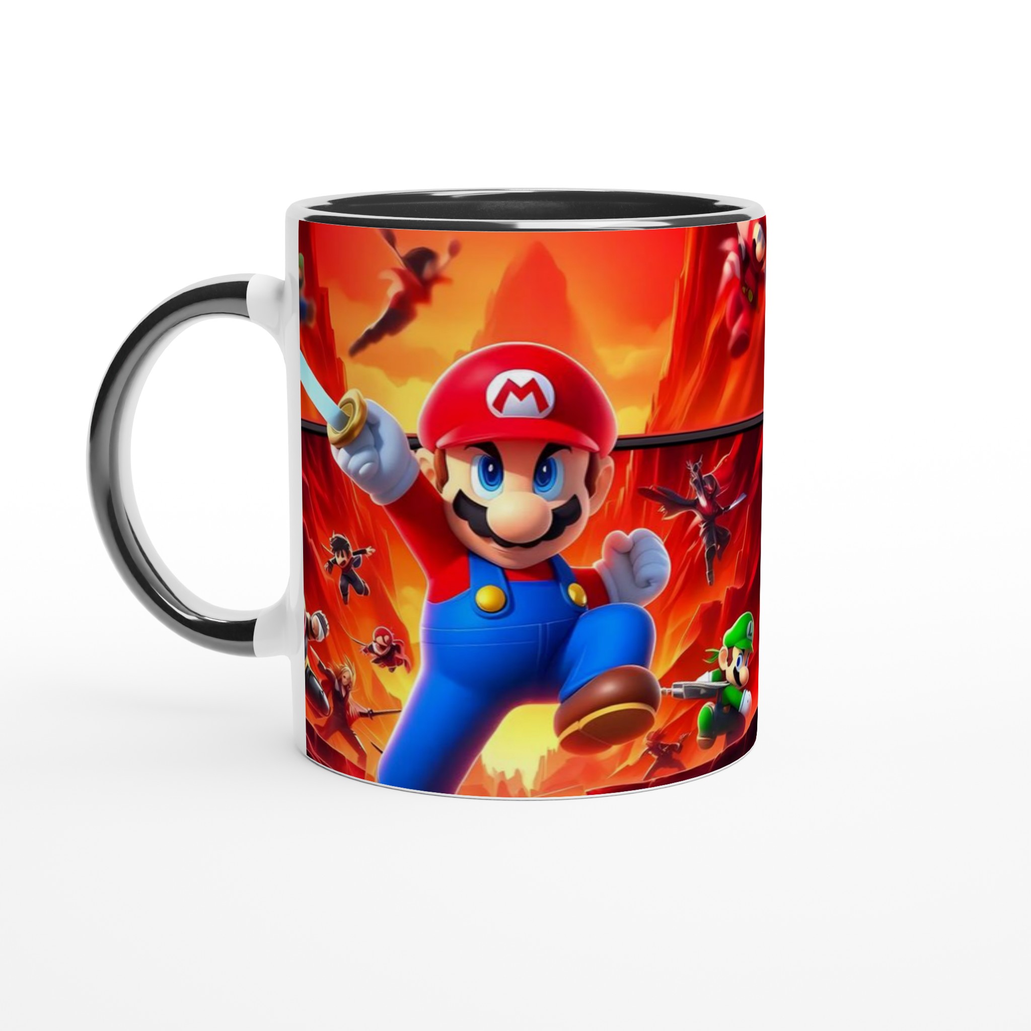 Vit 11oz keramisk mugg med livfulla spelmotiv i flera färgalternativ 4 b098d4bb-0853-42f6-b508-8faa1cdd8923