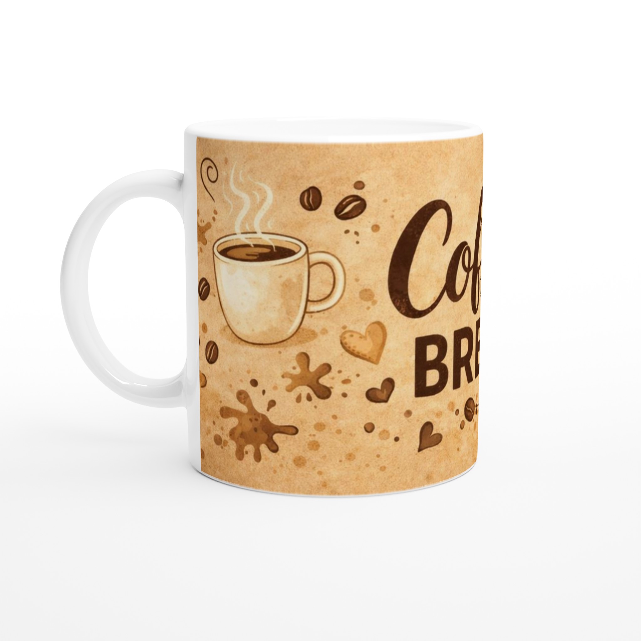 Vit 11oz Keramisk Mugg – Coffee Break Edition in Your Choice of Vibrant Colors 1 b0bed988-57e1-4d89-8caf-5cf05fe5b75d