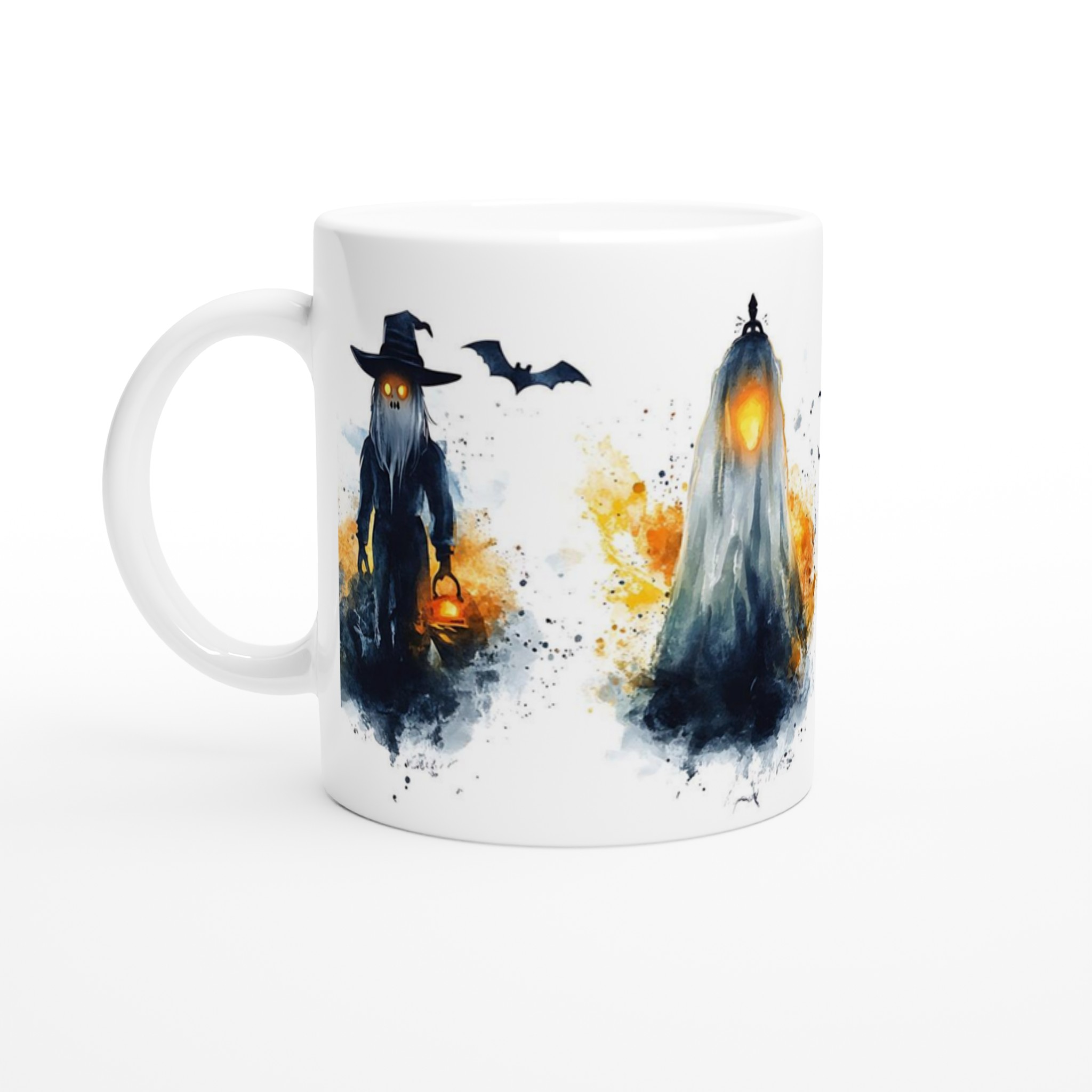 Spöklik Häxa & Fyrtorn Keramisk Mugg – Mystisk Halloween Konst i Ditt Val av Färg 1 b0c22f03-54b8-40a3-8c9f-2d7e1d72d221
