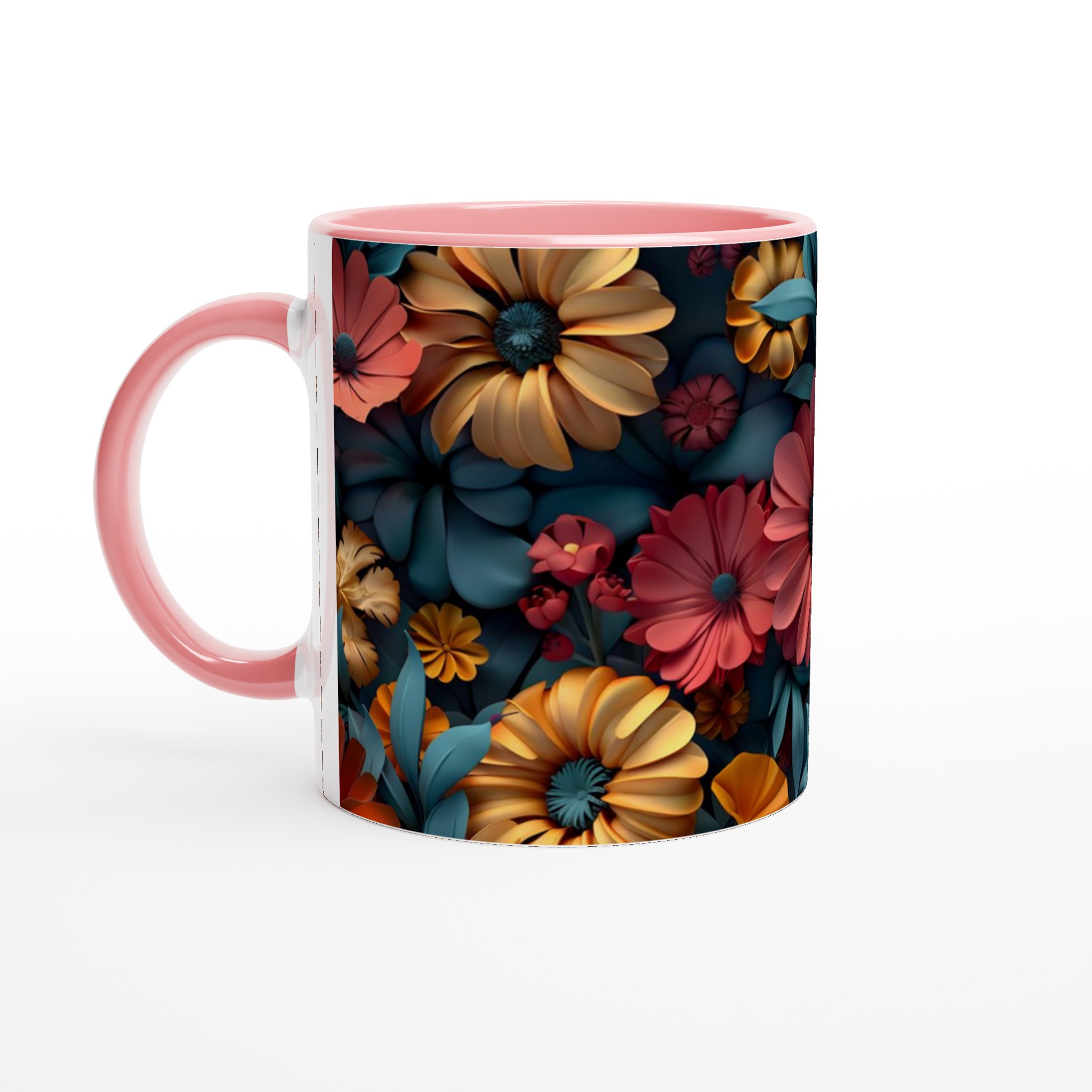 Blomstrande Designmugg: 11oz Keramikmugg i Levande Färgval – Perfekt för Kaffeälskare! 6 b0e4e674-ac32-468e-9949-44a704c91d3d