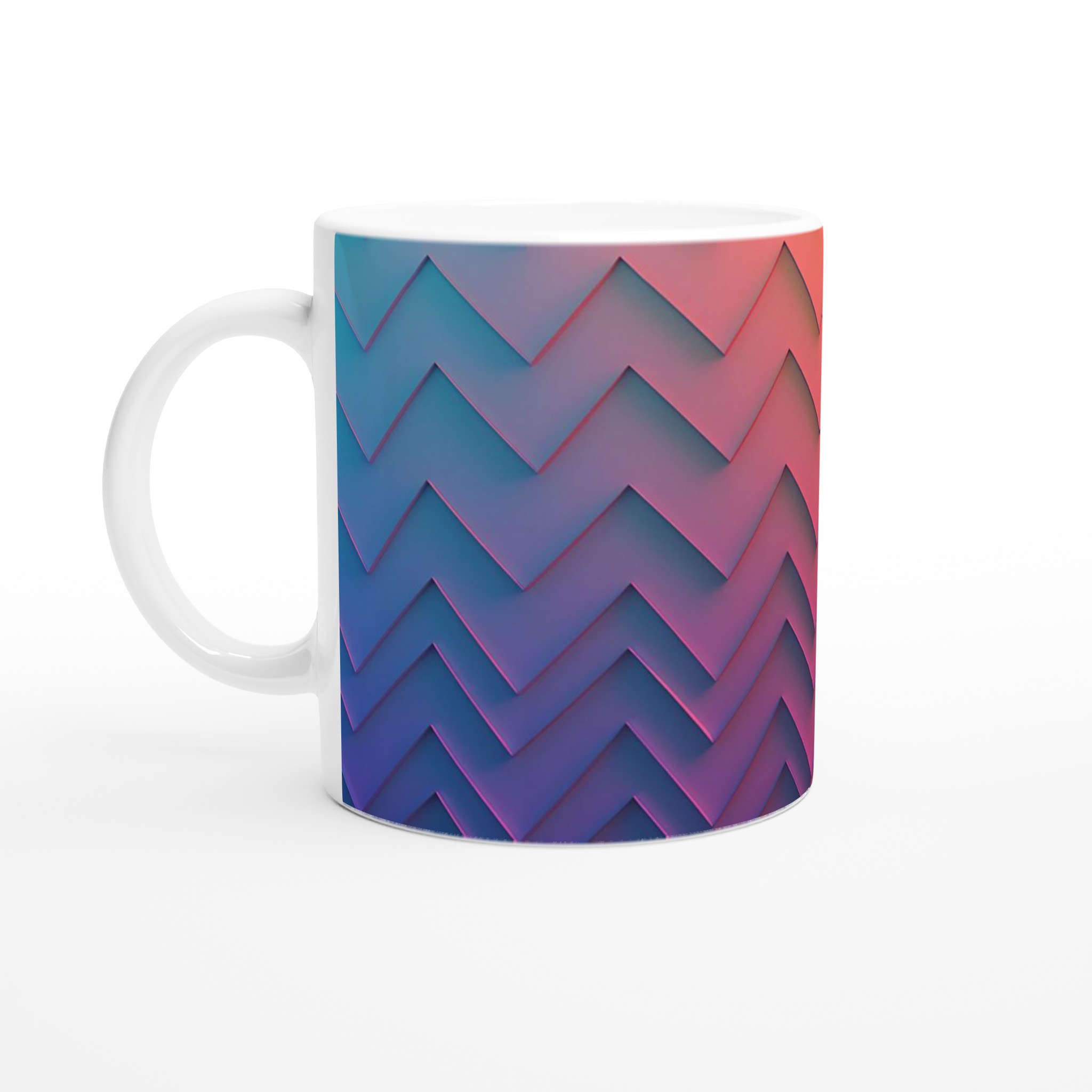 Vit 11oz keramisk mugg med livfulla färgval – välj bland sju eleganta nyanser 1 b0f52b03-c92b-4750-8430-6034e3a34f64