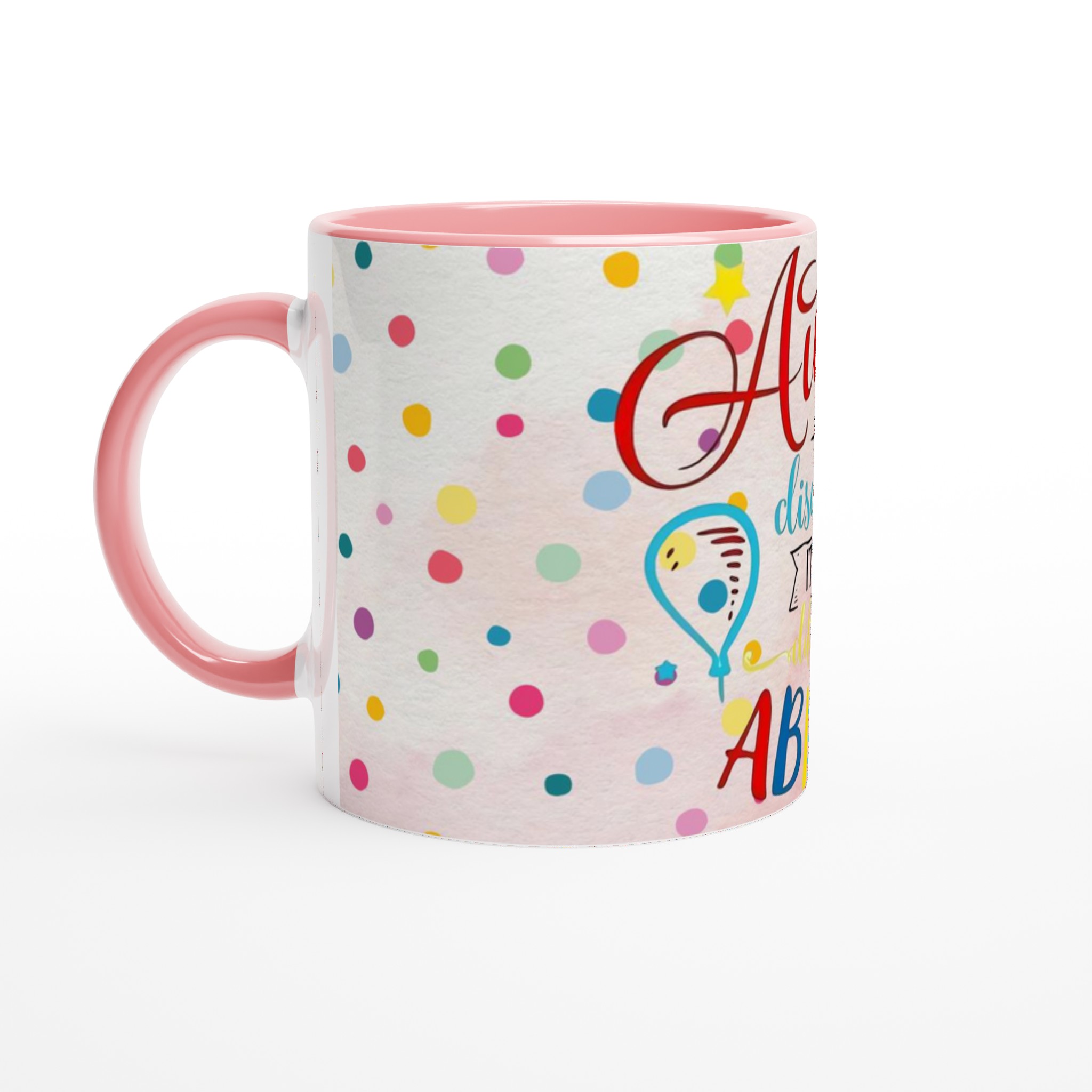 Vit 11oz keramisk mugg med färgstark Autism-citatdesign – välj din favoritfärg 6 b1201297-26ff-4716-a9f0-6b894f146ee2