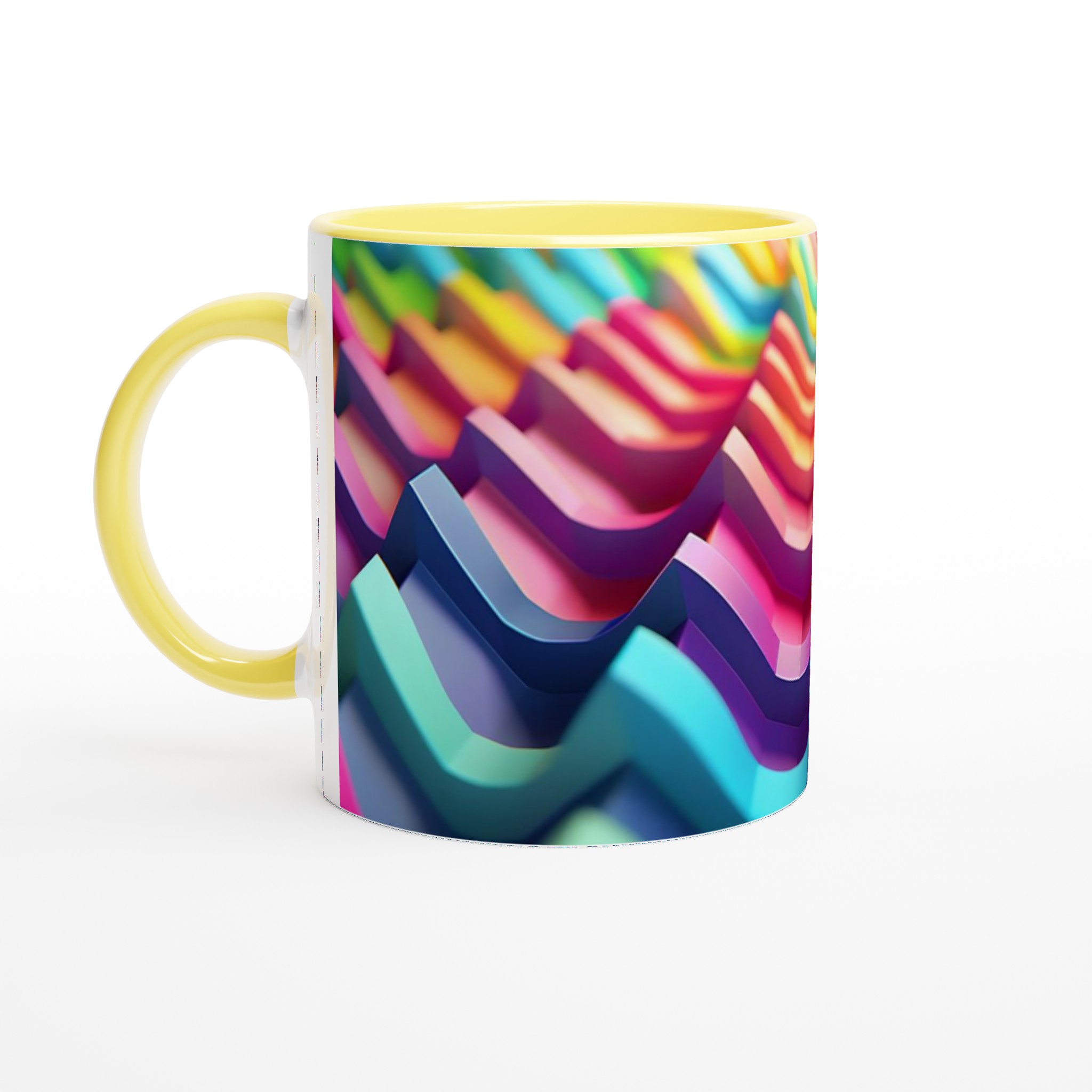 Färgglad Vågmugg i Keramik – 11oz Kaffemugg i 7 Livfulla Färger för Din Unika Stil 3 b1663ff9-843a-418a-9cca-7515653c38d8