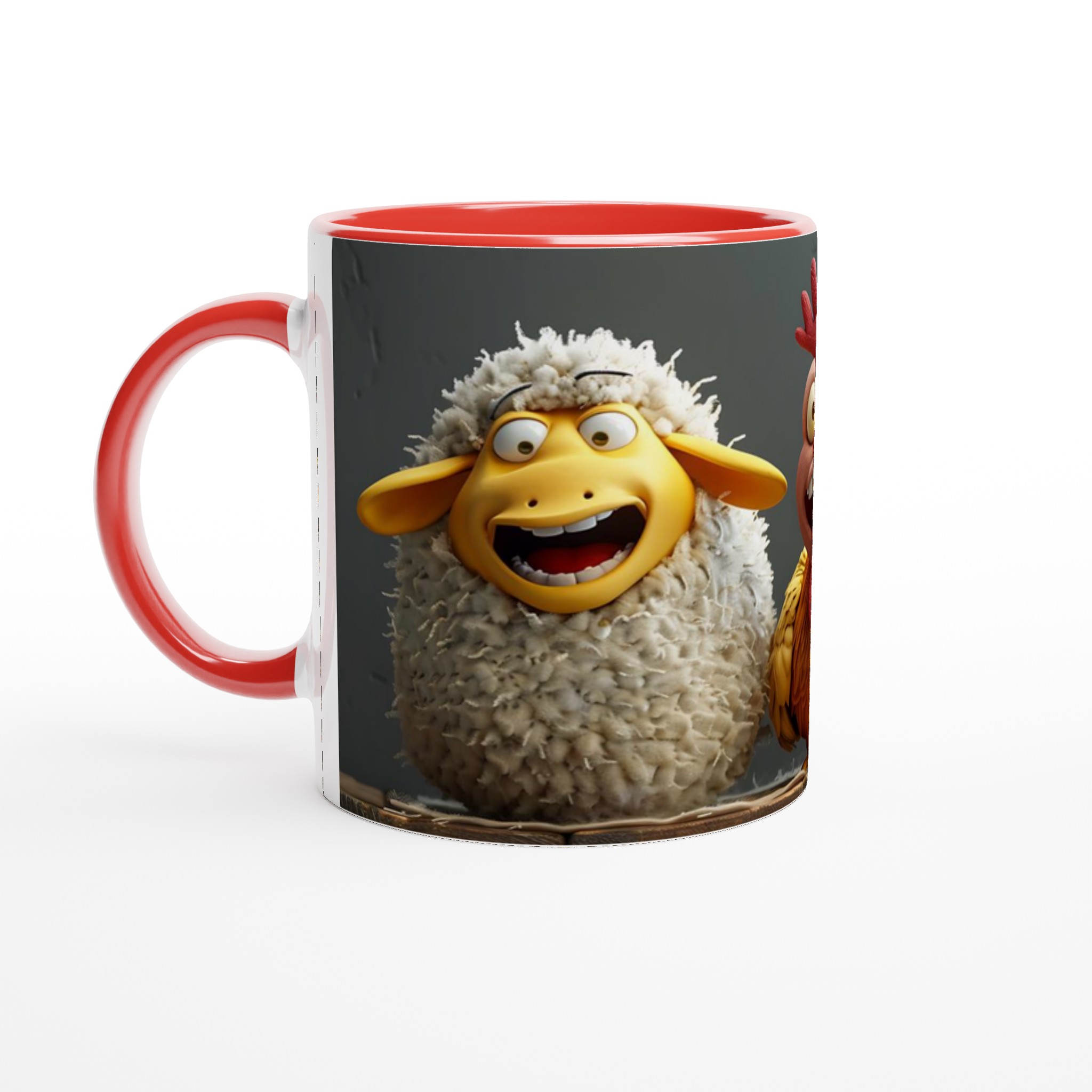 Humoristiska Bondgårdsdjur Mugg – 11oz Keramikmugg i ditt val av 7 Livfulla Färger 5 b17e619b-d5aa-4cd5-afec-71ce42c72003
