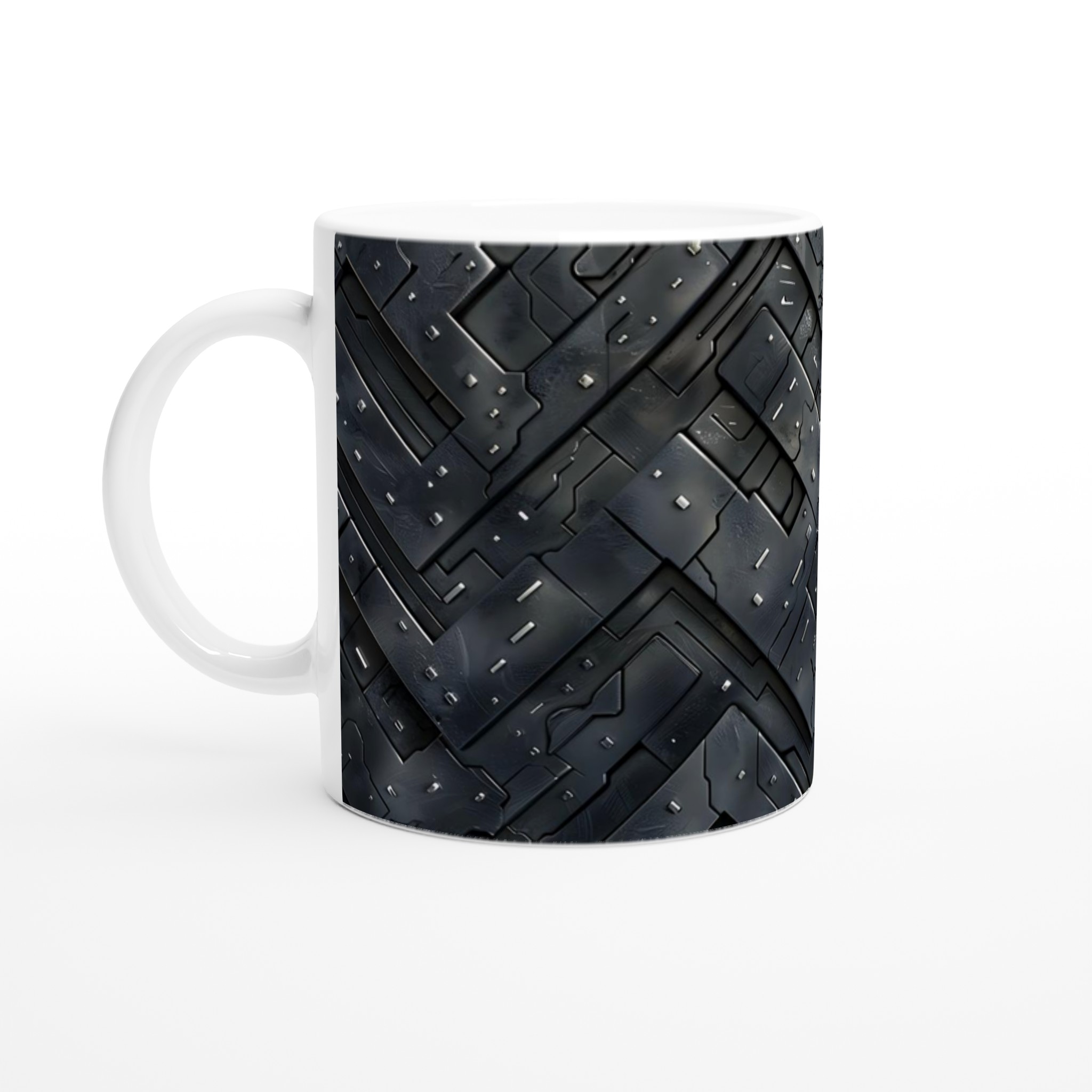 Cyberpunk Gear Pattern Keramikmugg - 11oz, Välj Din Färg! 1 b1de4370-9d64-4570-96ec-07422dede0ba