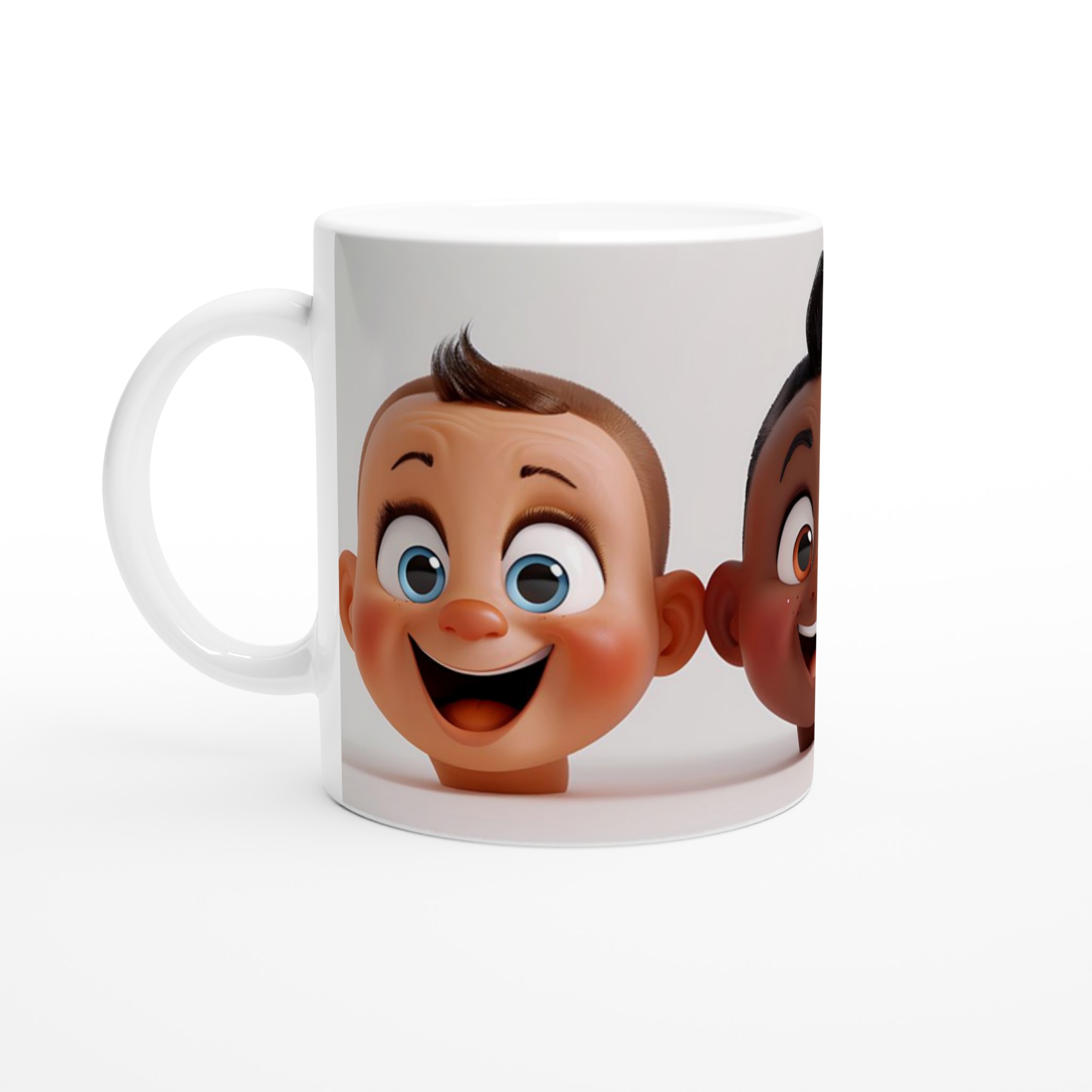 Glad Cartoon Ansiktsmugg – 11oz Keramikmugg i ditt val av sju livliga färger 1 b25c60d2-c9c0-42f5-b029-7e3b2528fd6a