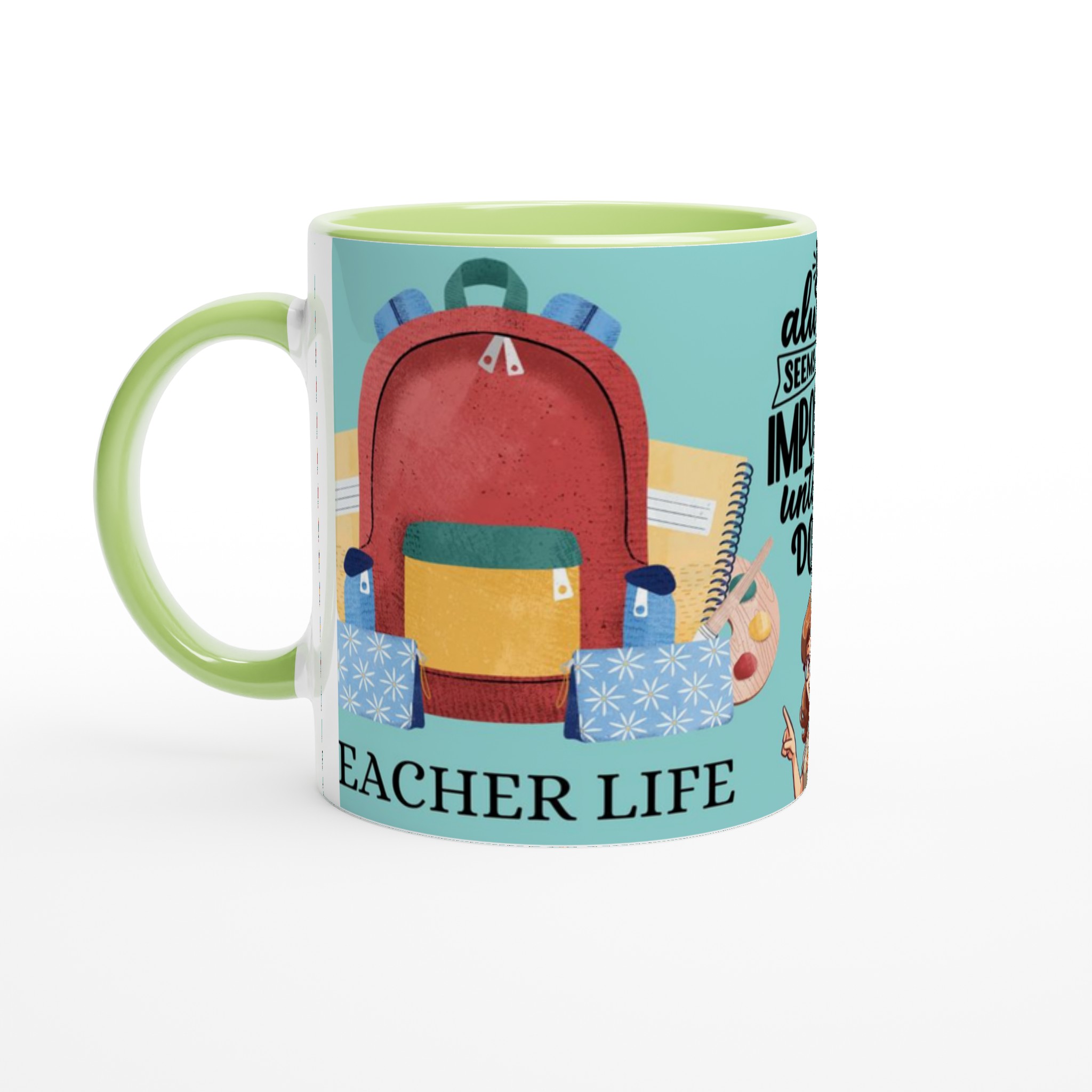 Inspirerande 'Teacher Life' Mugg – En hyllning till varje lärares vardag i 7 levande färger! 7 b2976906-f4b6-4115-bf09-c77b6be989a7
