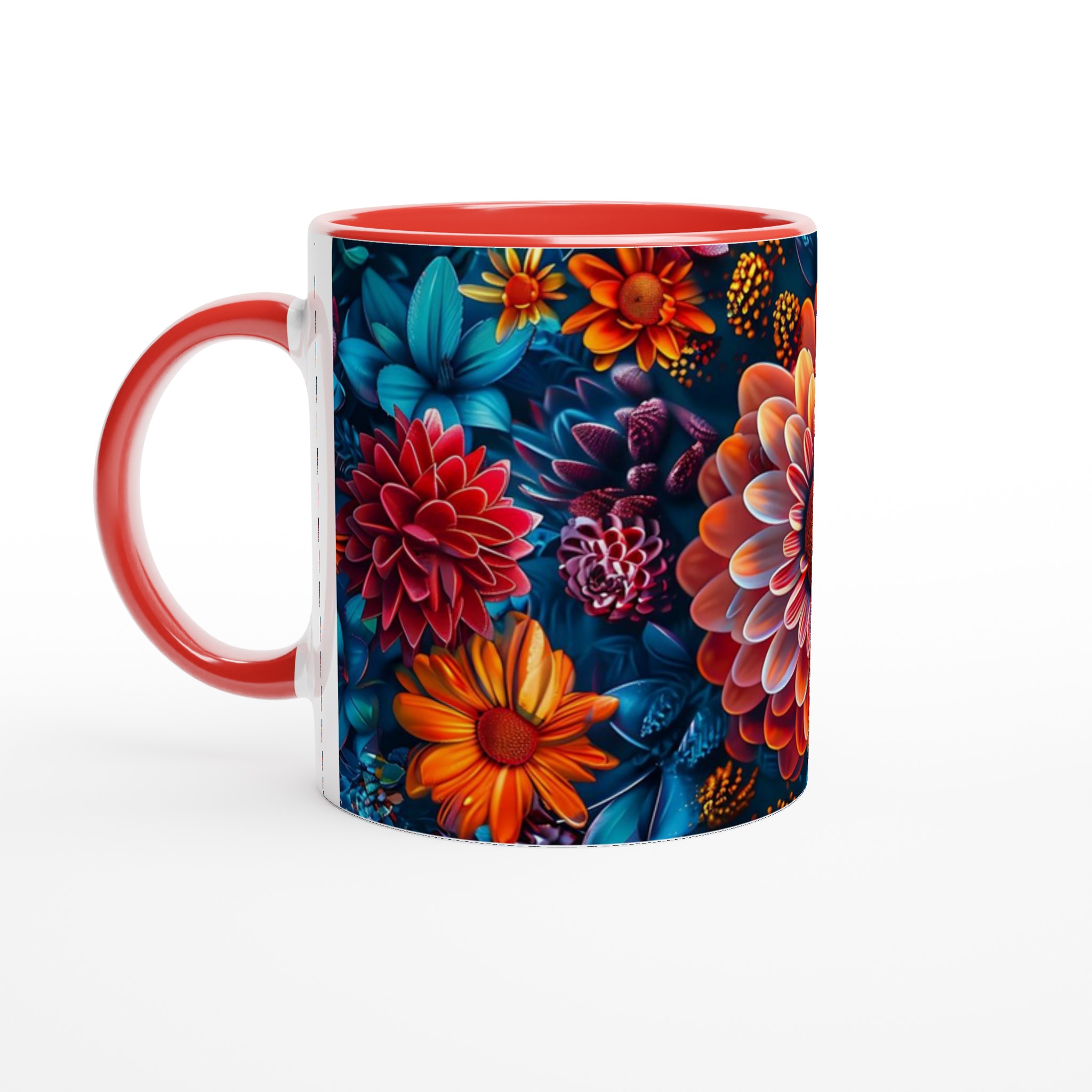 Tropisk Blomsterglädje 11oz Keramikmugg – En Färgexplosion för Din Kaffestund 5 b2b4b4cc-a3c2-4ff9-a36e-388c237d1f80