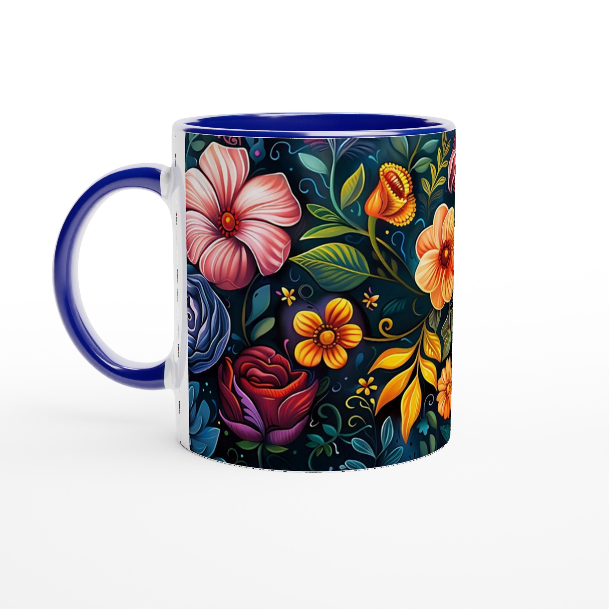 Blomstrande Keramikmugg: Välj din Favoritfärg – 11 oz Premium Kaffemugg 2 b2b7c445-b8a4-4d2d-be91-231a6b1d0b3f