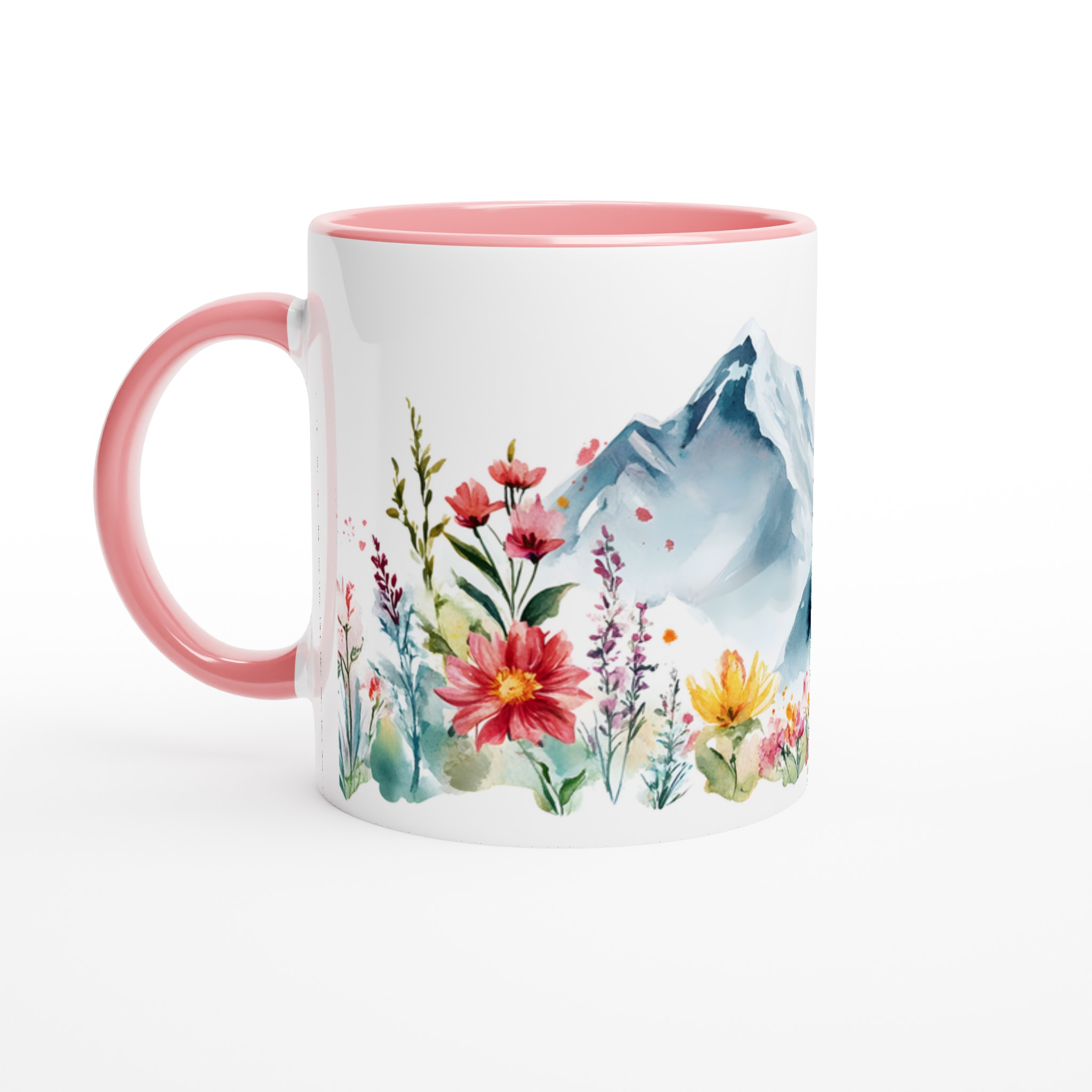 Akvarellberg & Vildblomma 11oz Keramisk Mugg – Njut av Naturens Skönhet i Varje Klunk 6 b2ed3cf4-1e82-4309-8b15-ac24bdfce4d4