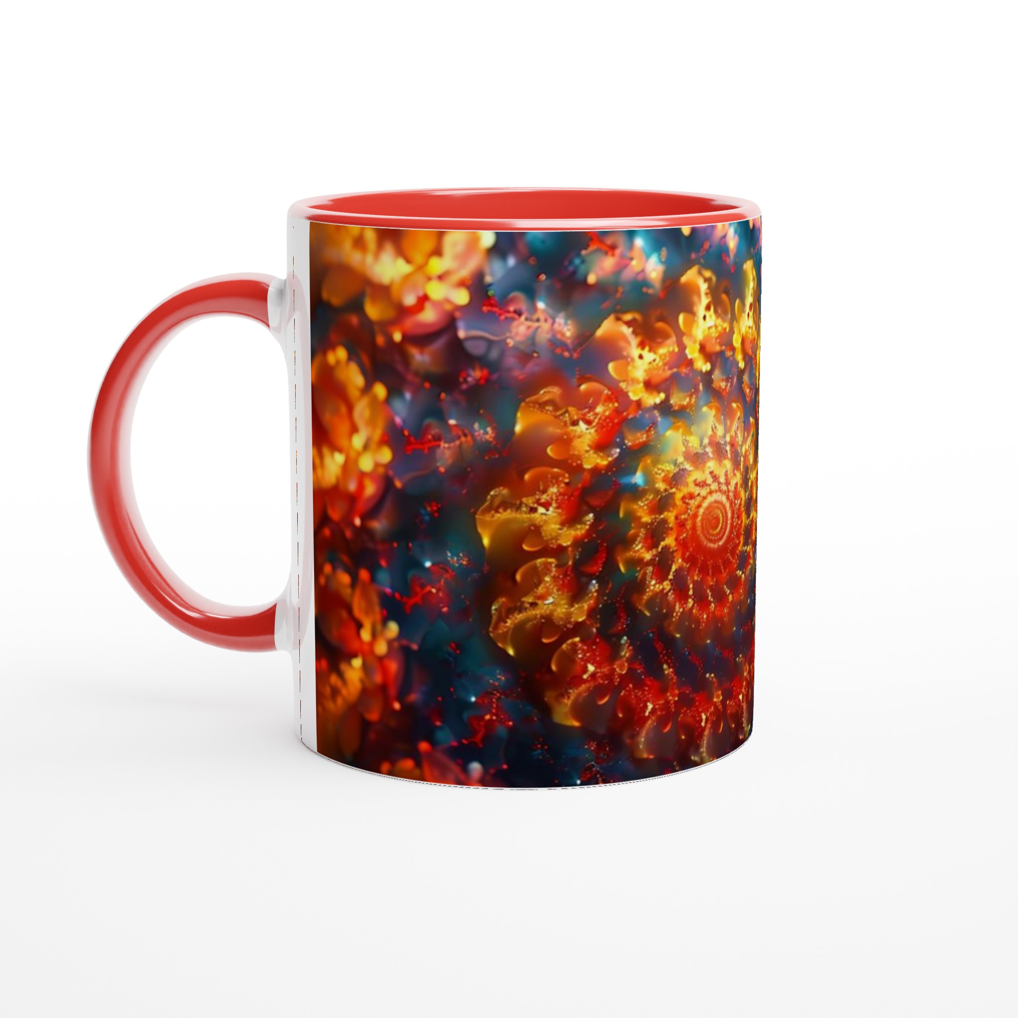 Abstrakt Spiral Keramikmugg - 11oz, Välj mellan 7 levande färger för din unika stil 5 b3206e69-6d9c-4ea7-ac60-7207f42989a0