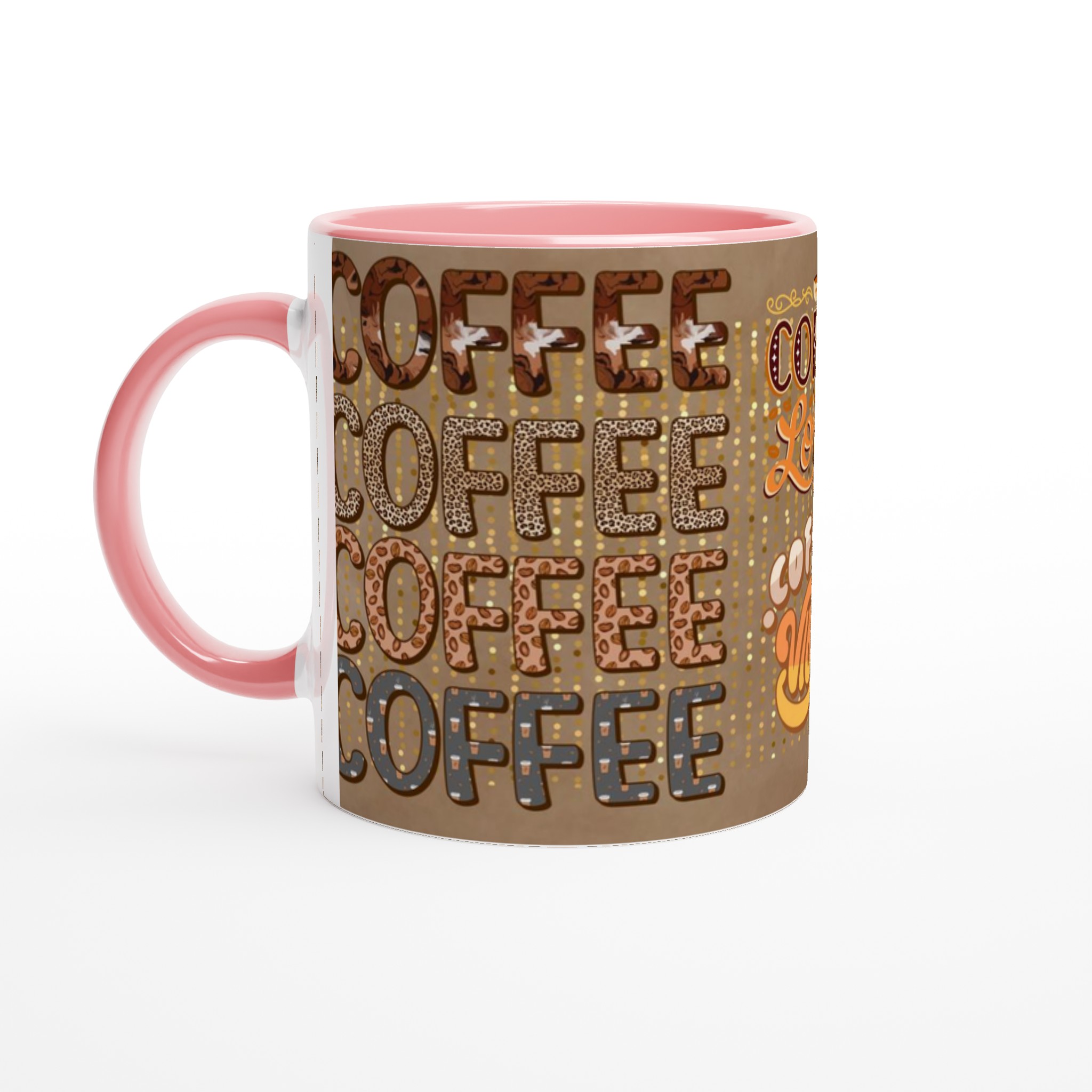 Vit 11oz keramisk mugg med unika kaffe- och djurmönster – välj din favoritfärg bland sju livfulla keramiska nyanser 6 b34f3568-59fb-4078-8a03-6f9fd62978d5