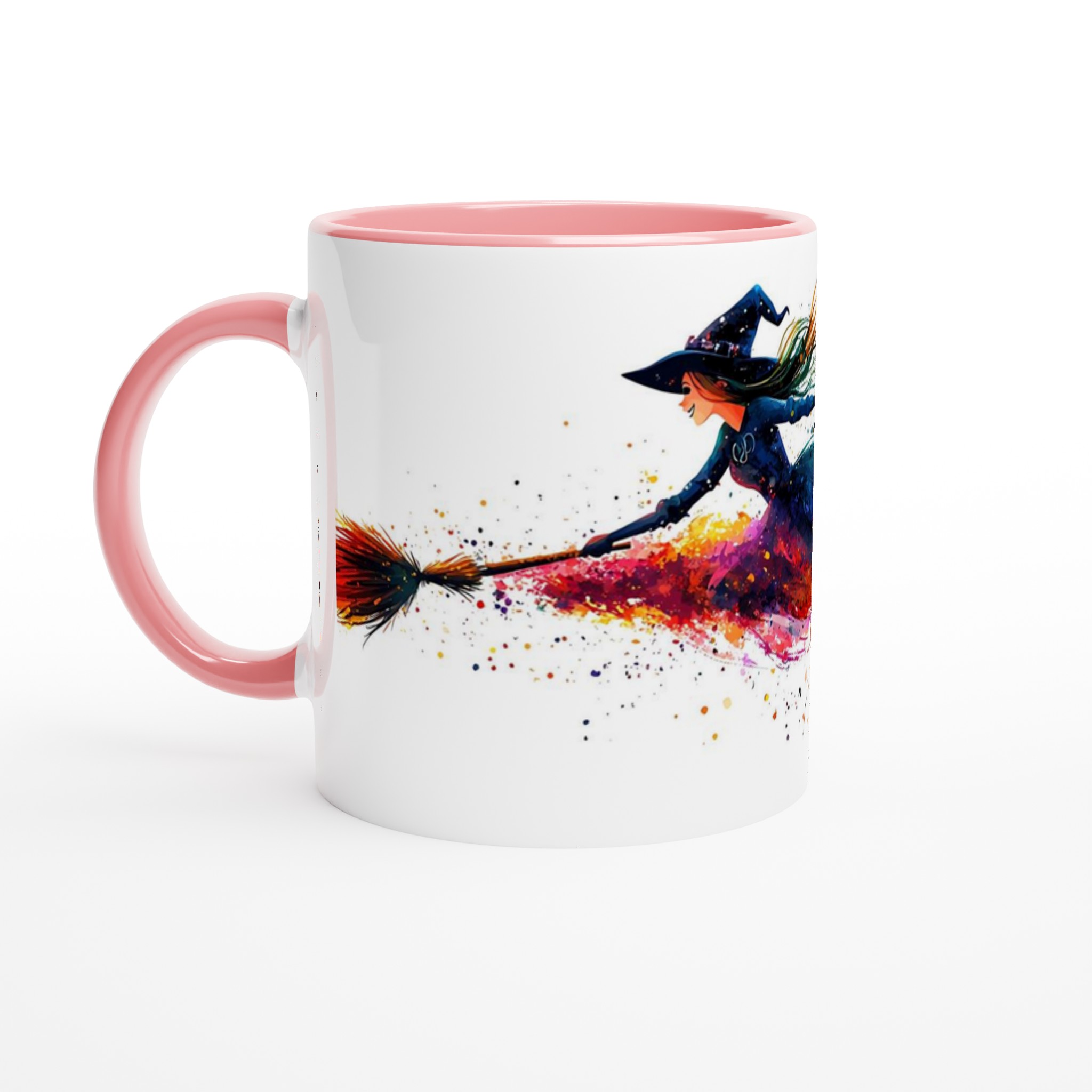 Magisk Akvarellhäxa Mugg – Färgglad Halloween-inspirerad Keramikmugg för kaffe och te 6 b36e75bd-569f-4815-bd33-01770d99dfa6