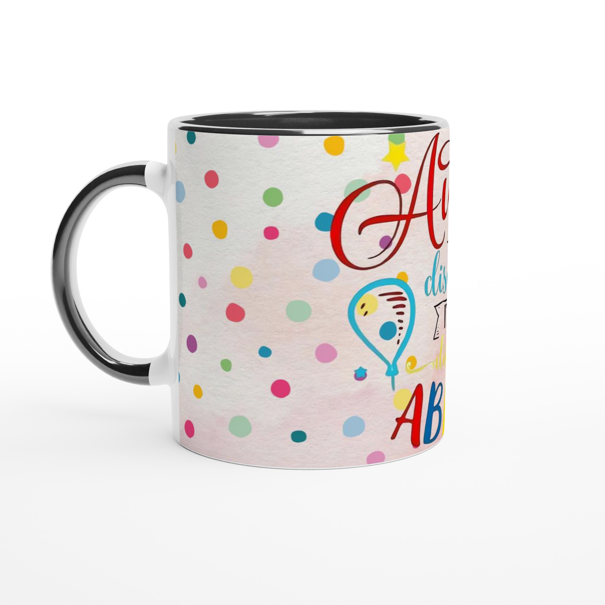 Vit 11oz keramisk mugg med färgstark Autism-citatdesign – välj din favoritfärg 4 b3865771-3090-4052-9712-fefb961b778e