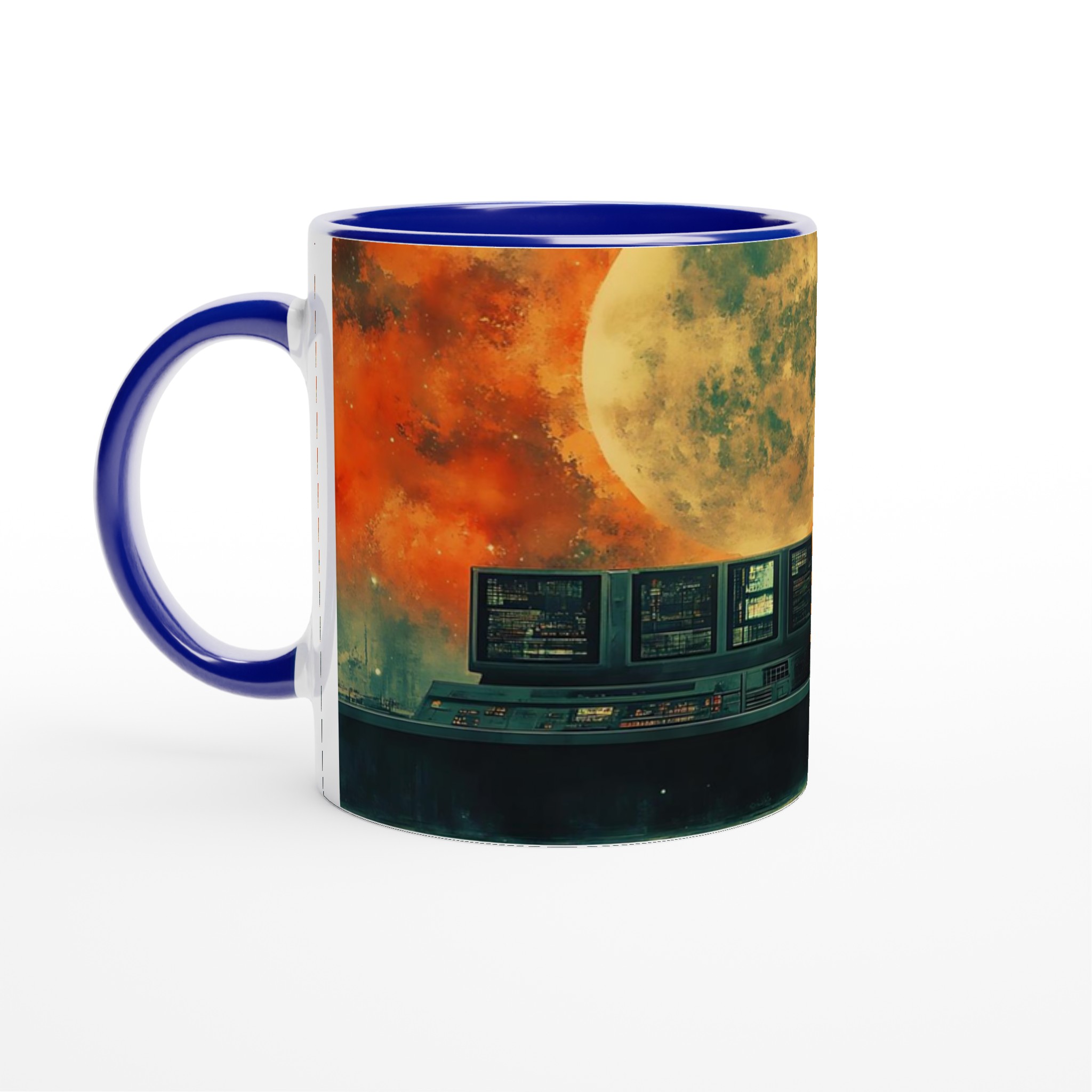 Kosmisk Överblick Mugg – Sci-Fi Konst inspirerad keramikmugg i ditt val av färg 2 b3e6088e-5230-48af-a308-9c961cacc98c