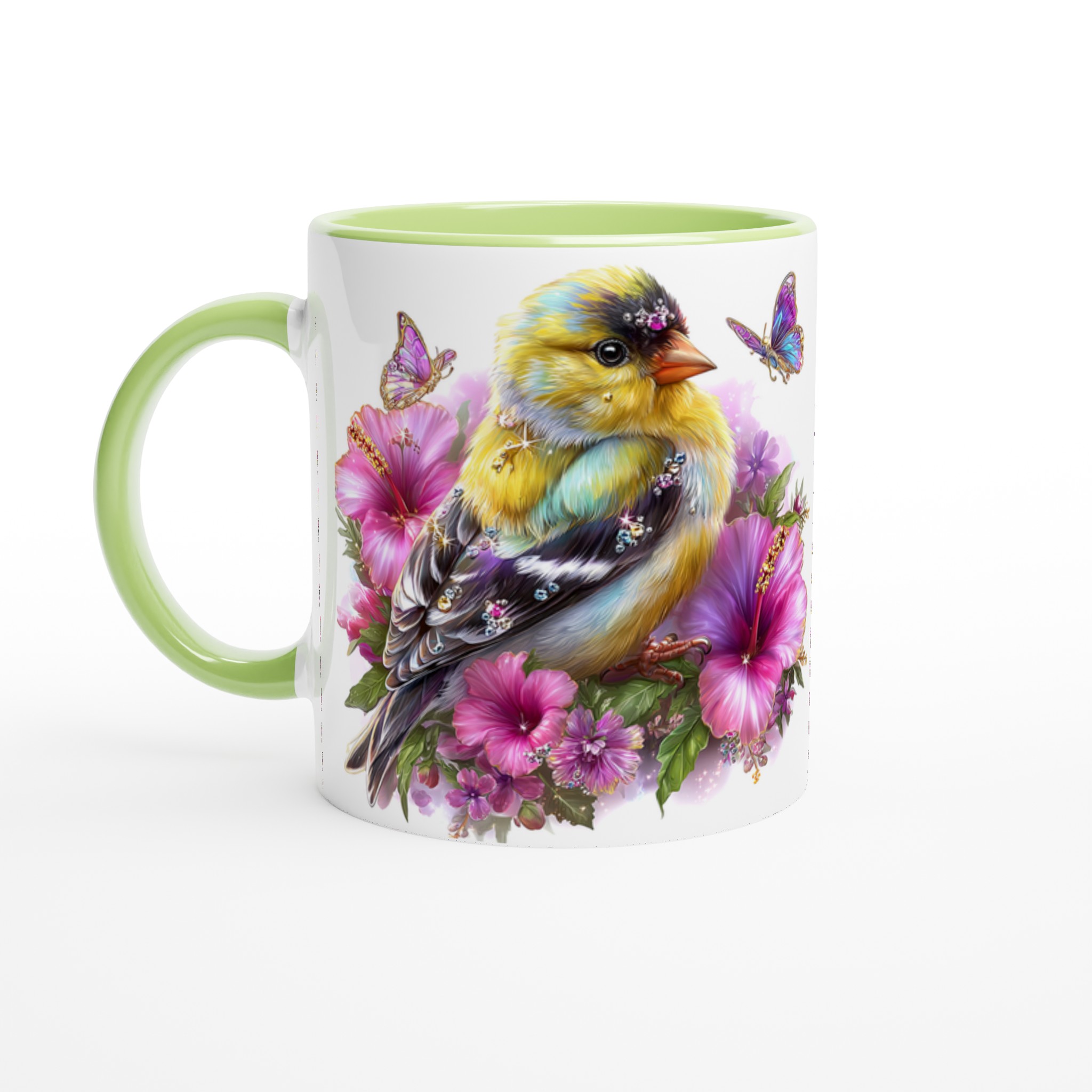 Förtrollande Fågel & Hibiskus Keramisk Mugg – Ett Konstverk för Varje Sip i Valfri Färg! 7 b3f02b37-fa86-404f-9d5b-a1f215c8e6b1