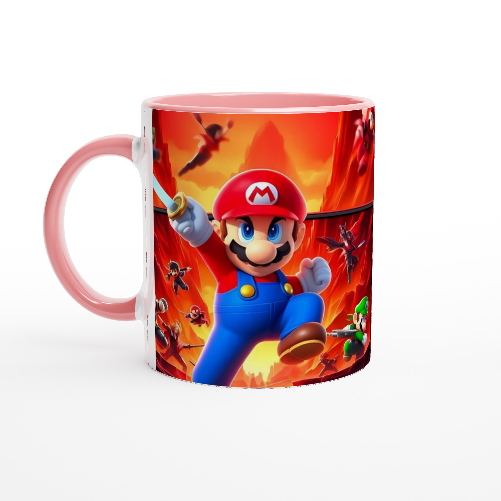 Vit 11oz keramisk mugg med livfulla spelmotiv i flera färgalternativ 6 b4267f86-7652-4d74-a61e-cd5b8411c5de