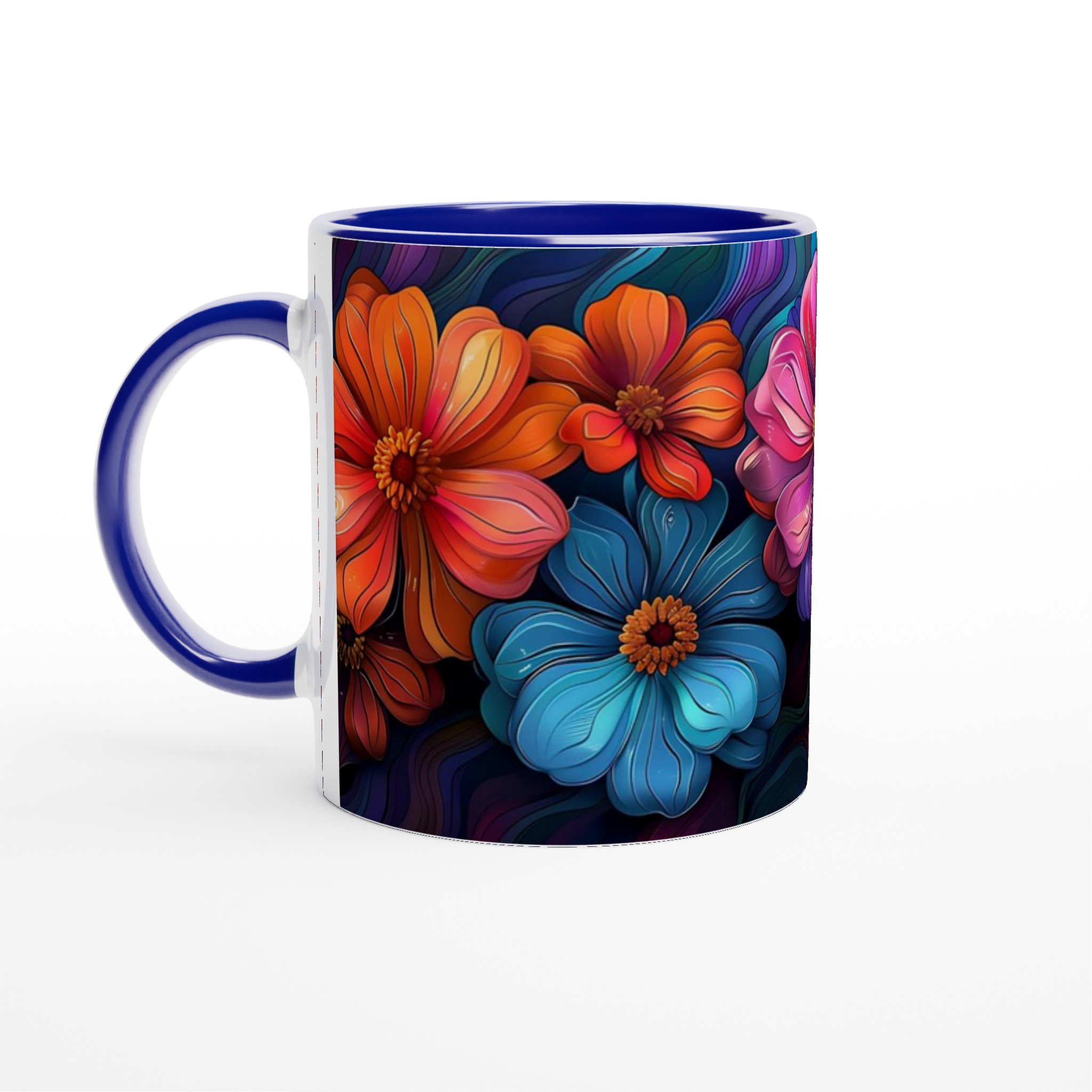 Blommande Färgexplosion: 11oz Keramisk Mugg för Konstälskare – Välj din Favoritnyans! 2 b43a9eff-bb18-4900-af41-06f7ff74d65d