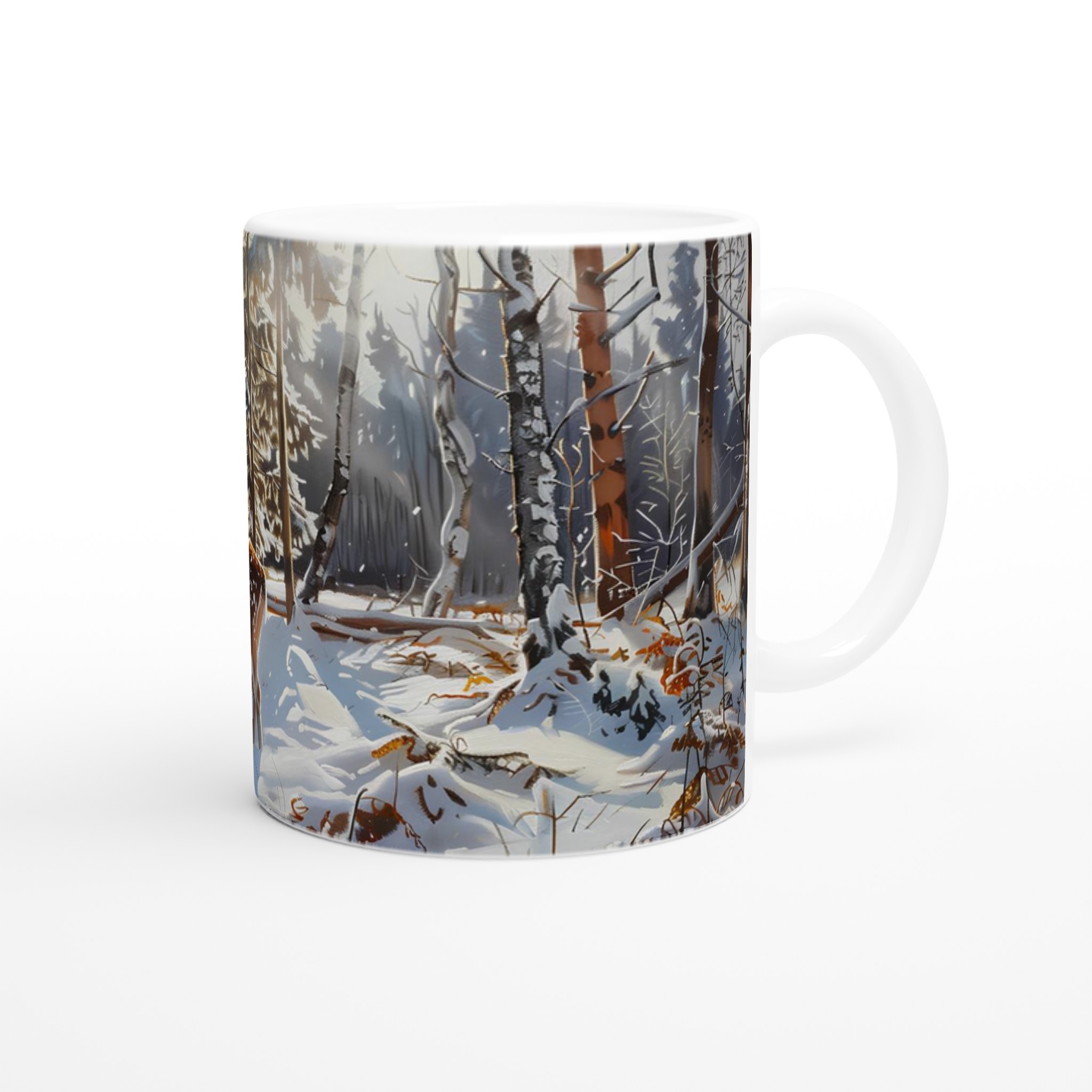 Vinterhjort i Snölandskap 11oz Keramikmugg – Din Favorit för Varma Drycker 9 b44a2d5d-9c84-4f18-b03a-fe533d2bff60