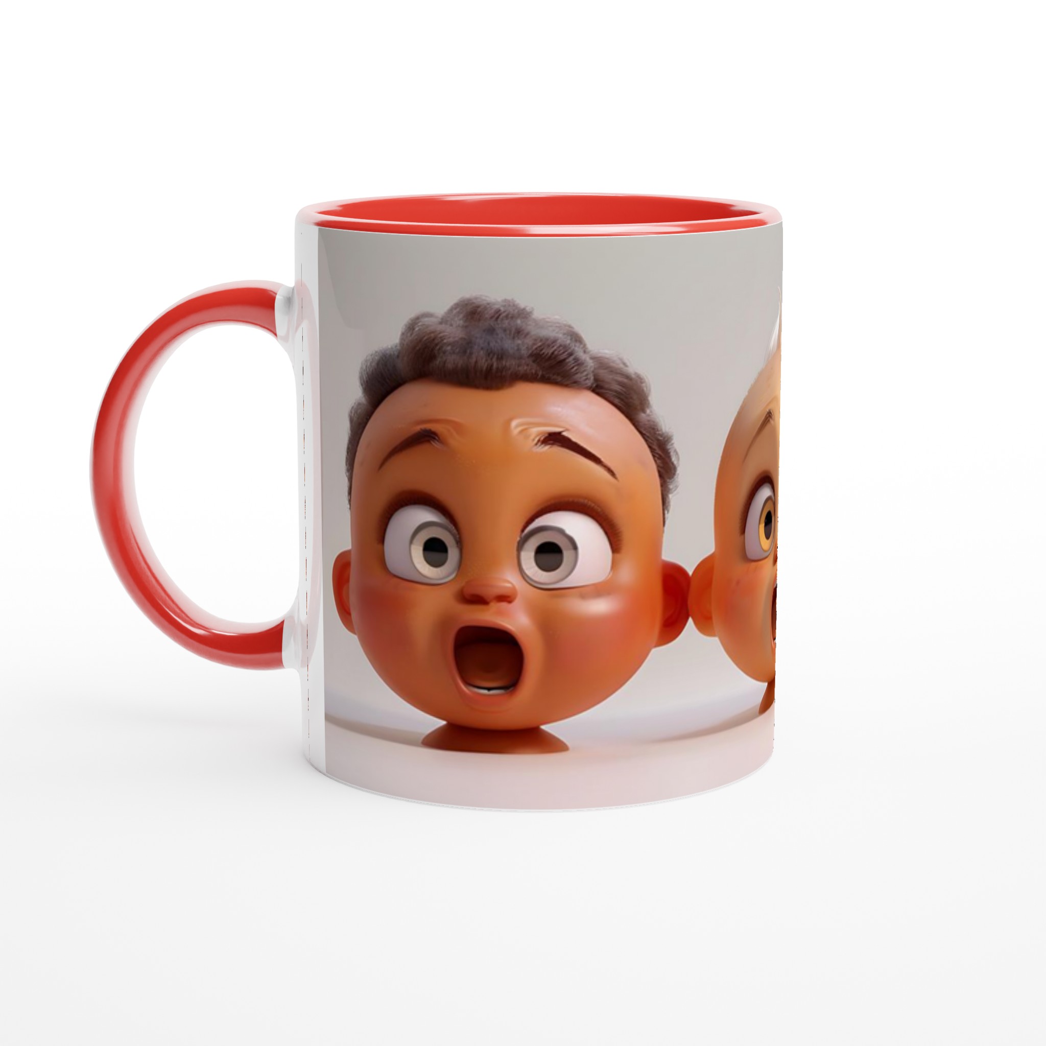 Förvånade Ansikten – 11oz Keramisk Mugg för Ditt Kaffeäventyr, i ditt val av sju livfulla färger! 5 b44c6ce3-4f3f-476f-ba69-7b045486fc1c
