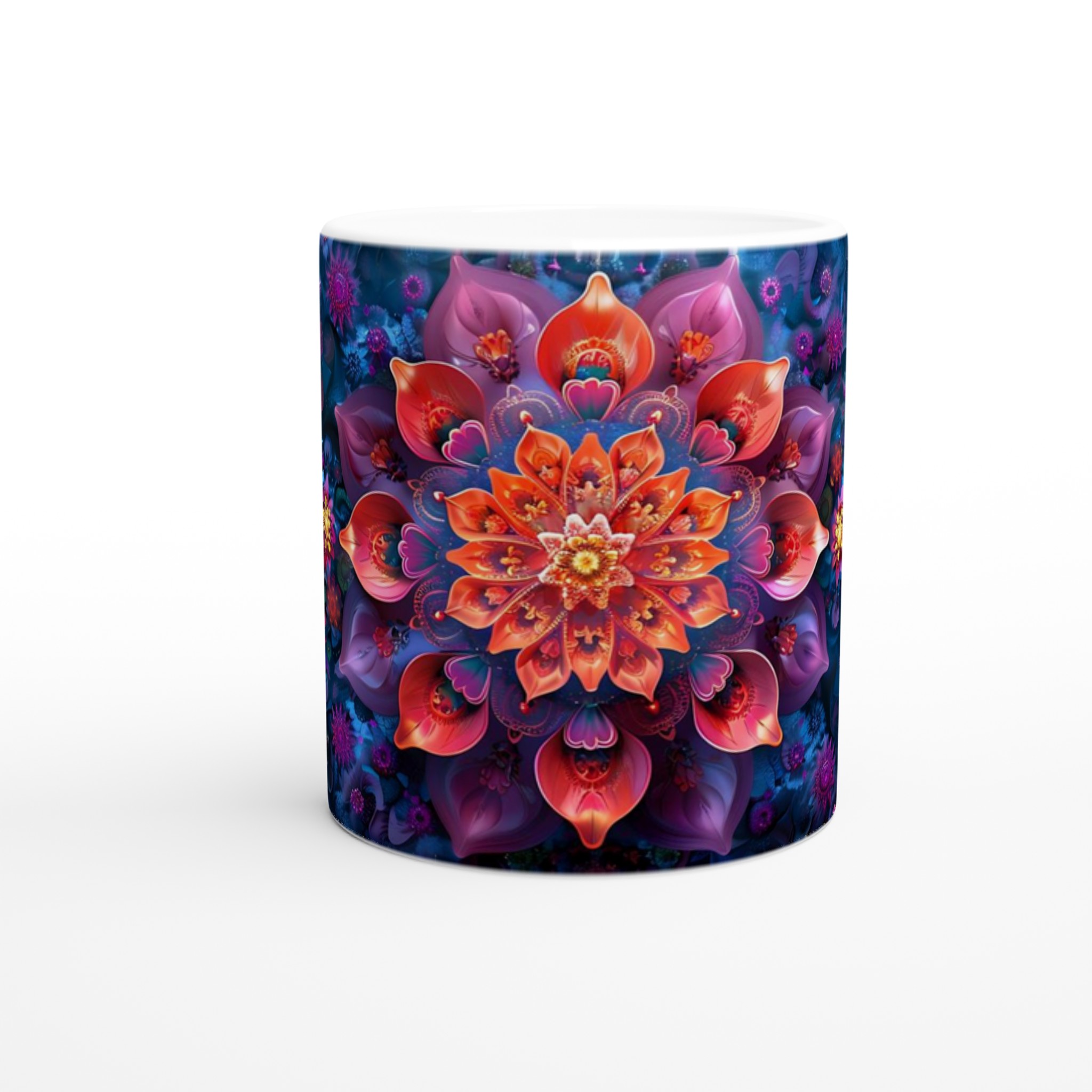 Mystisk Blomsterprakt Keramikmugg – 11 oz i Valfri Färg 8 b46fe967-2462-4ff9-84cd-284e1a92a624