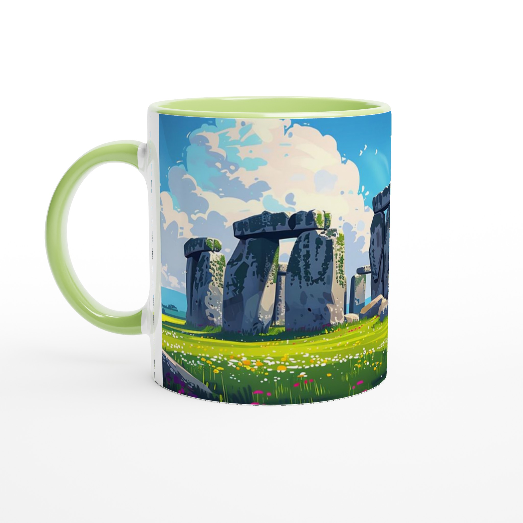 Anime Stonehenge 11oz Keramisk Mugg – Drömsk Landskap i Dina Händer 7 b471f957-c136-43b5-9d82-c7fb1f6cff84