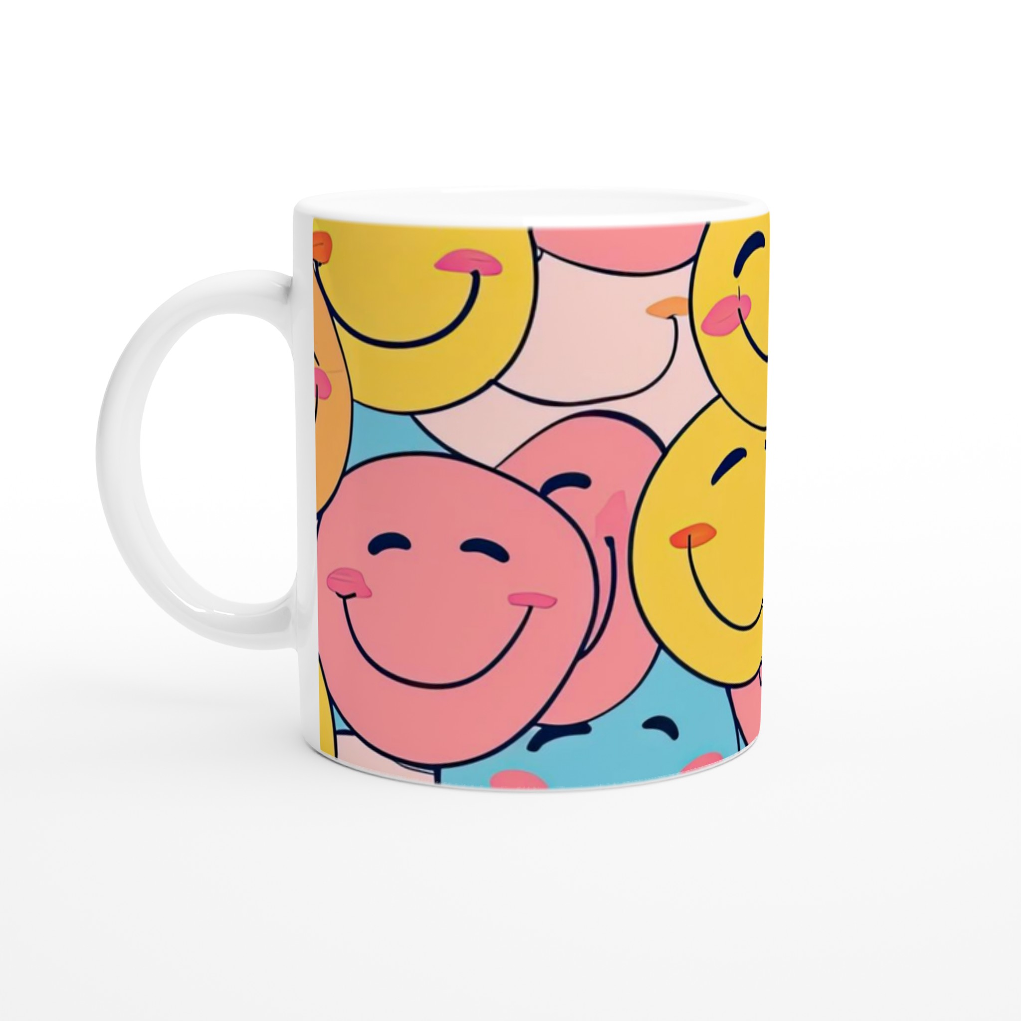 Glad Pastel Smiley Mugg – Personlig Keramikmugg för Varje Leende, i Sju Sprudlande Färger 1 b4b5202f-335b-4879-ba34-2c02edc38b0d