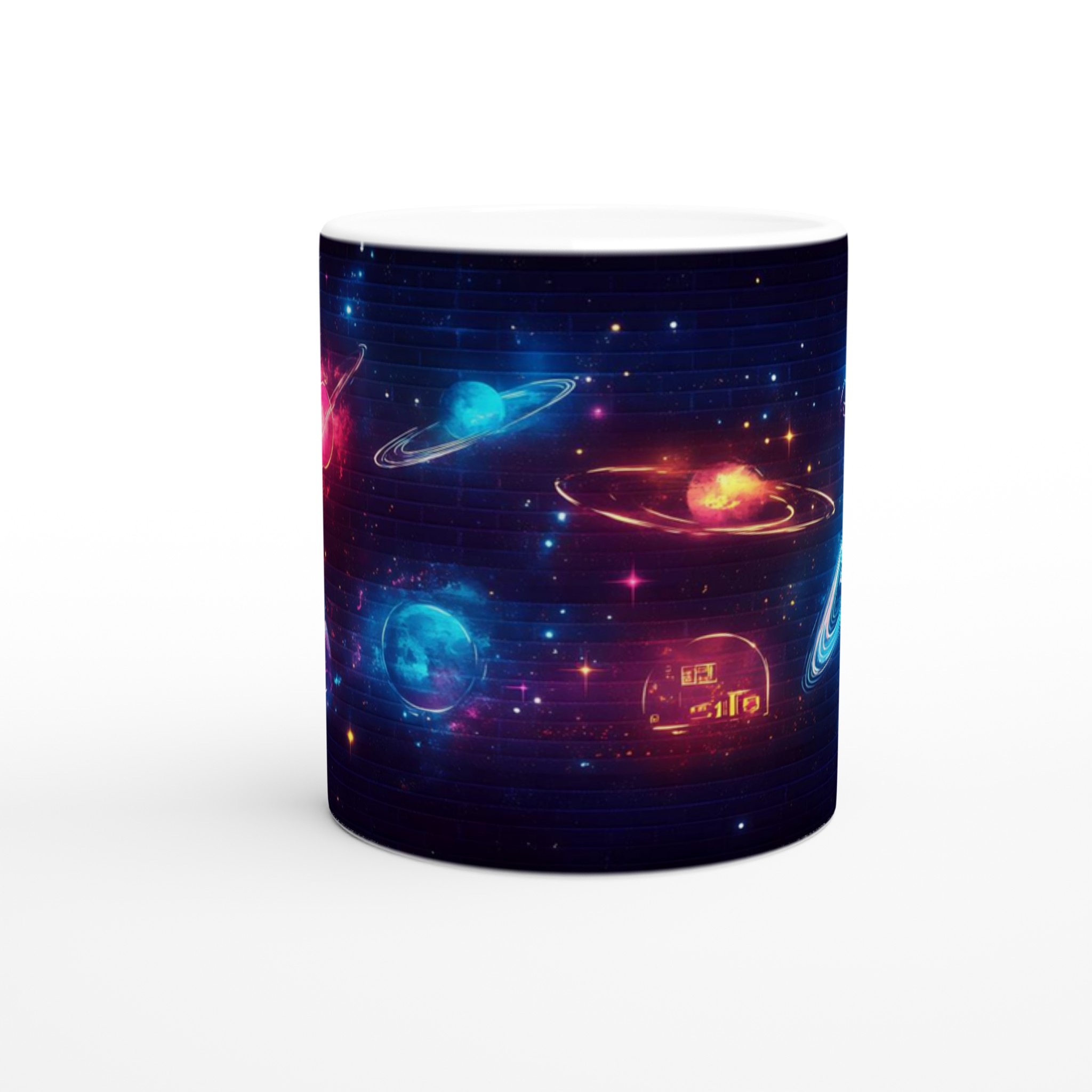 Neon Galaxy Keramisk Mugg - Rymdinspirerad Design i Klara Färger (11 oz) 8 b4bc3382-ae8c-4e6d-881b-adc502b24f95