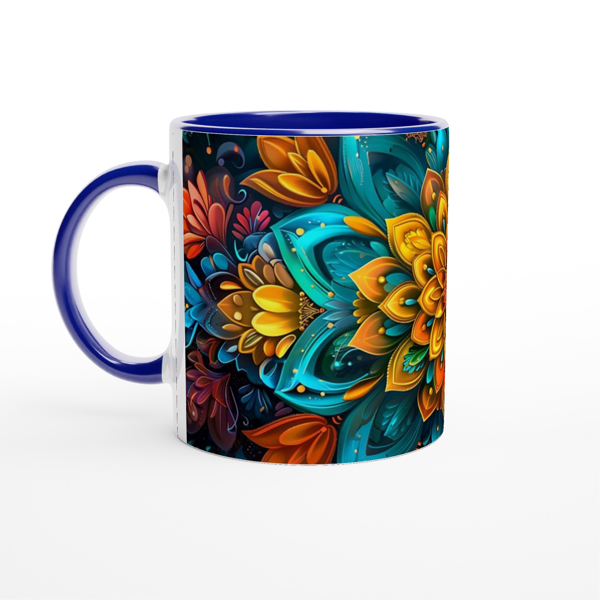 Abstrakt Mandala Keramisk Mugg – 11 oz i Valfri Färg, Diskmaskinsäker 2 b4de81cb-fa95-43bf-911d-e9f0ea89180c