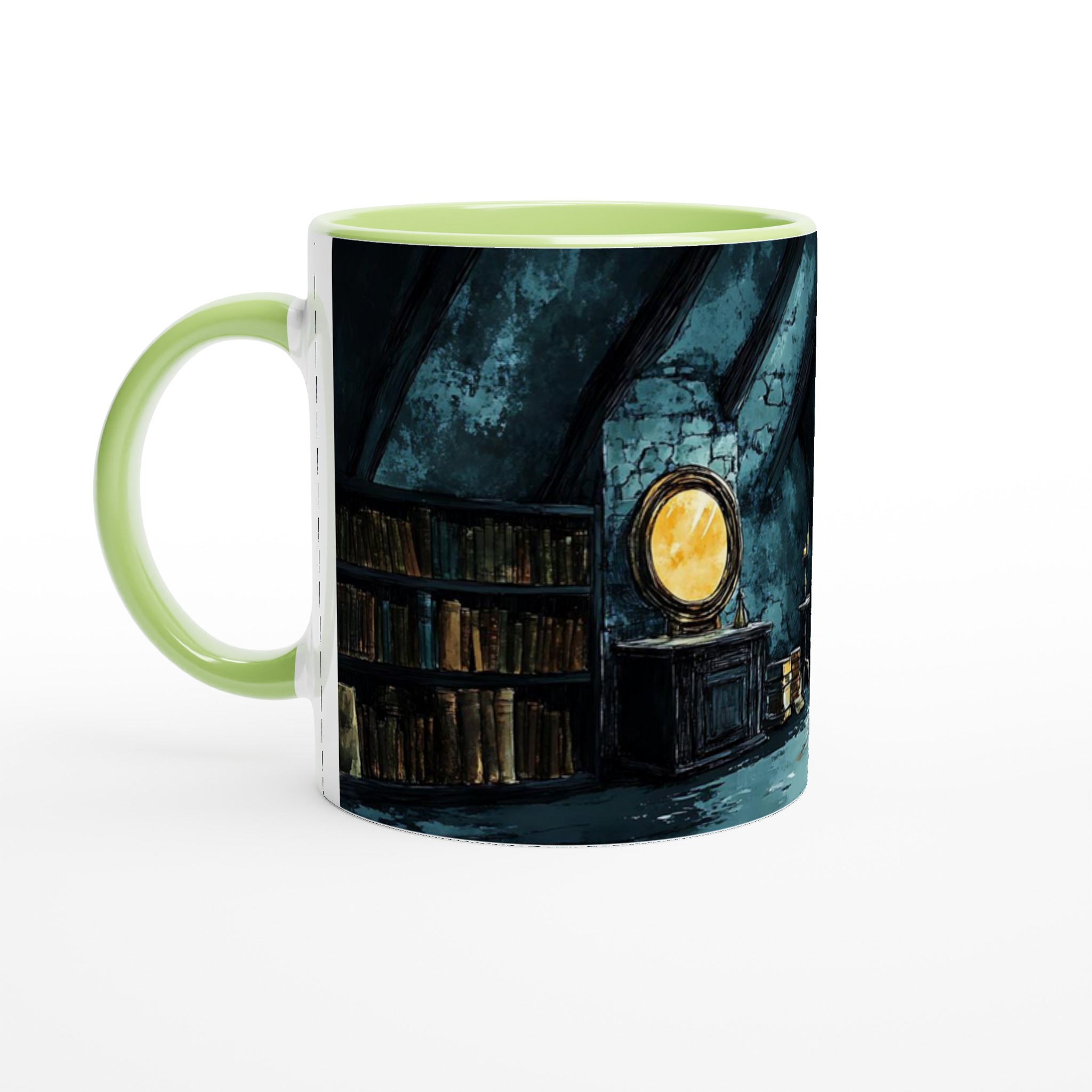 Mystisk Gotisk Vindsrum Mugg - 11oz Keramikmugg i ditt val av 7 färger 7 b4df041d-3937-482b-bcc9-6361e47b3495