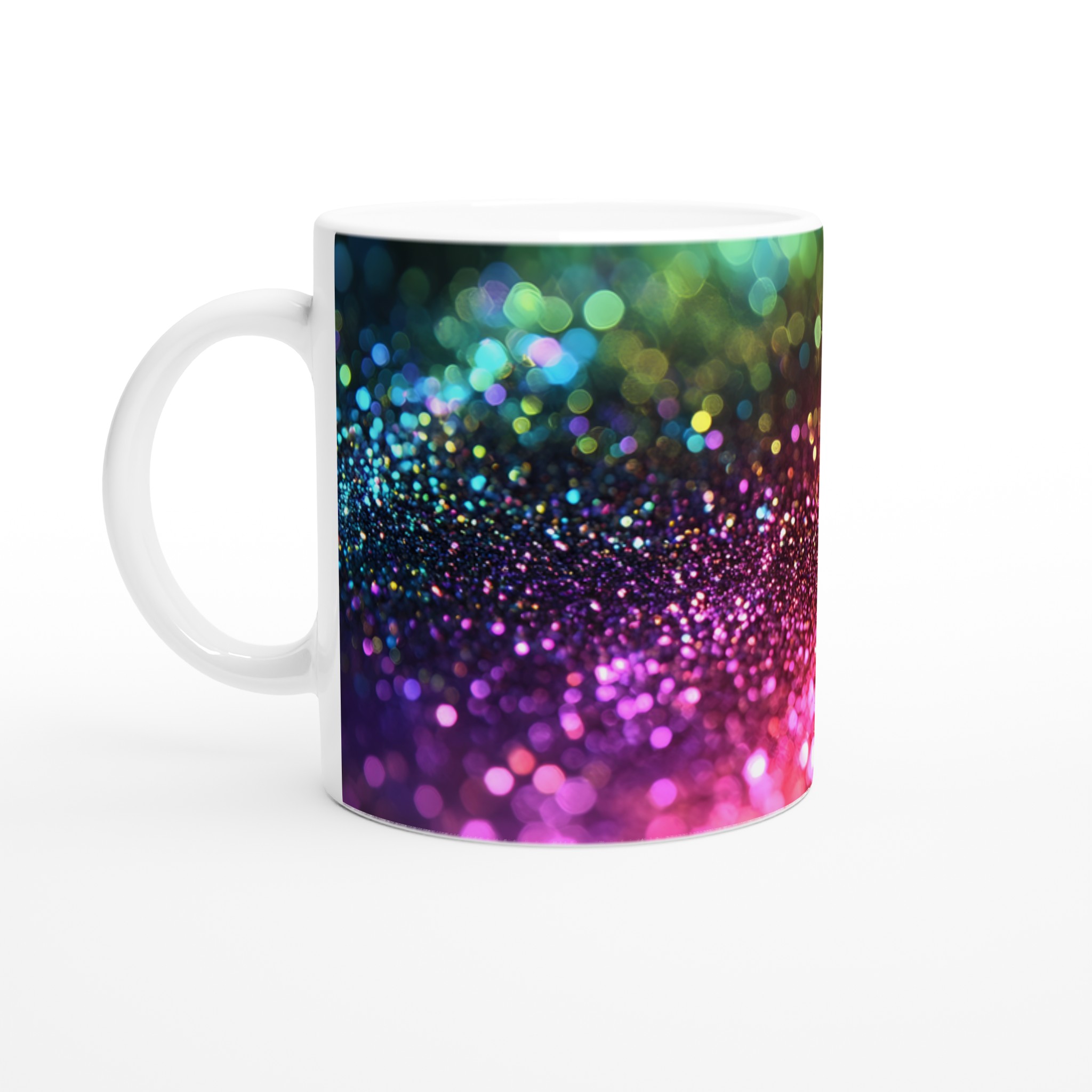 Glittrande Regnbågs Keramikmugg - 11oz Favoritmugg i Valfri Färg! 1 b4f23bba-12c0-4529-a177-ad47aba4027e