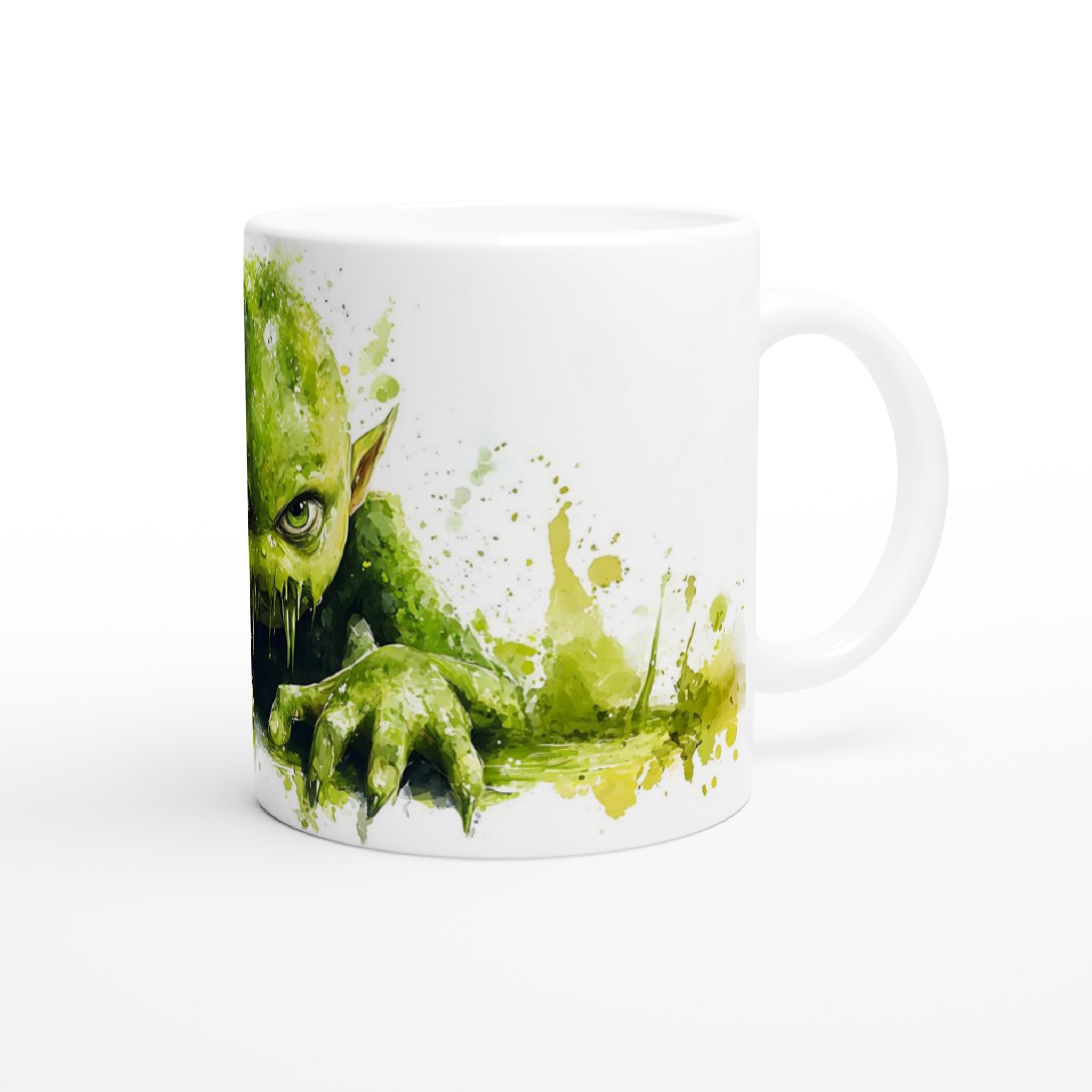 Sleazy Zombie Watercolor Mugg – 11oz Keramisk Mugg för Skräckfantaster – Välj Din Färg! 9 b4f55233-b29f-4320-9b5c-eac3c03a43fb