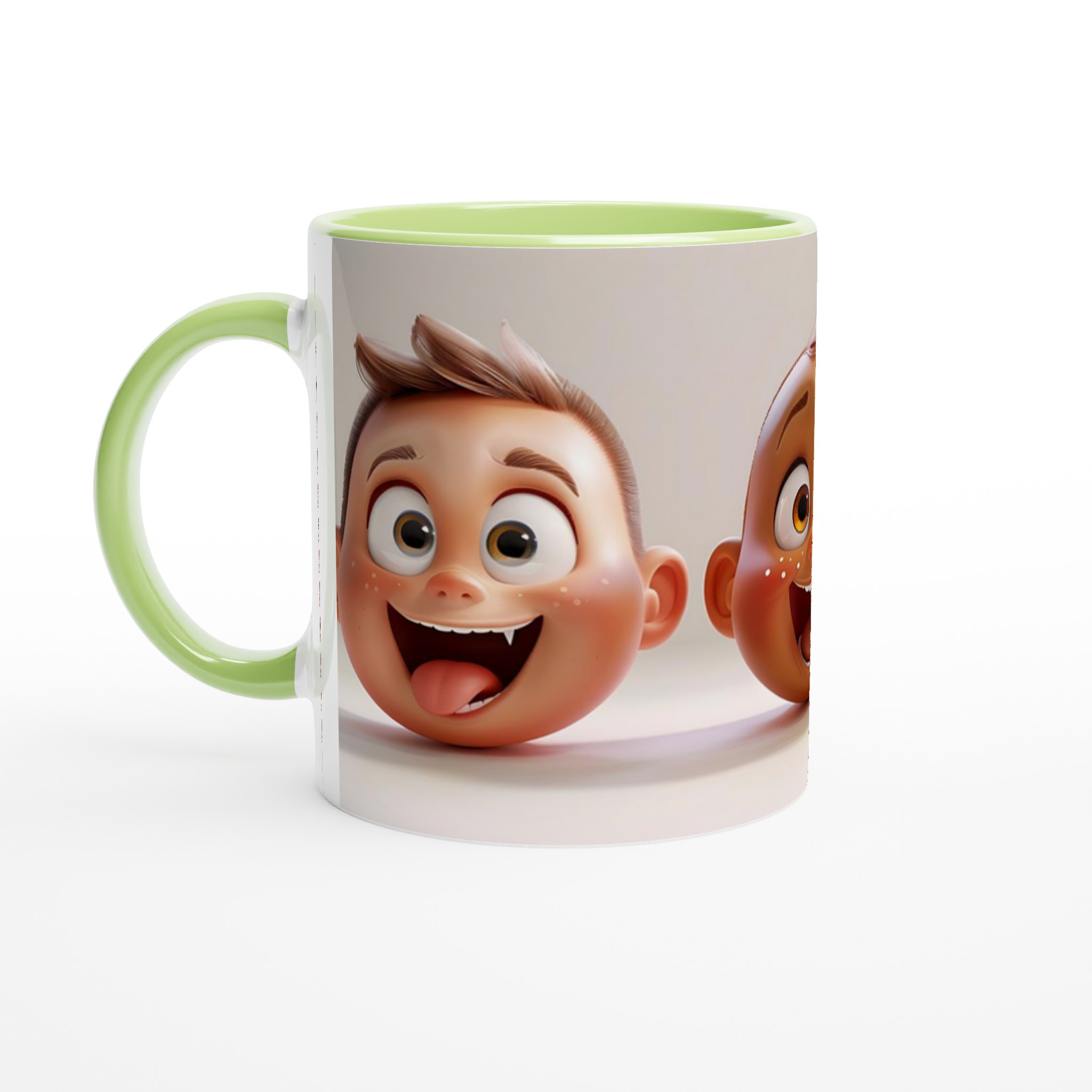 Glada Barn Emoticons Mugg – Personlig Keramikmugg i 7 Färgstarka Nyanser 7 b503bac7-4dea-43bd-b5f3-68e7d6166948