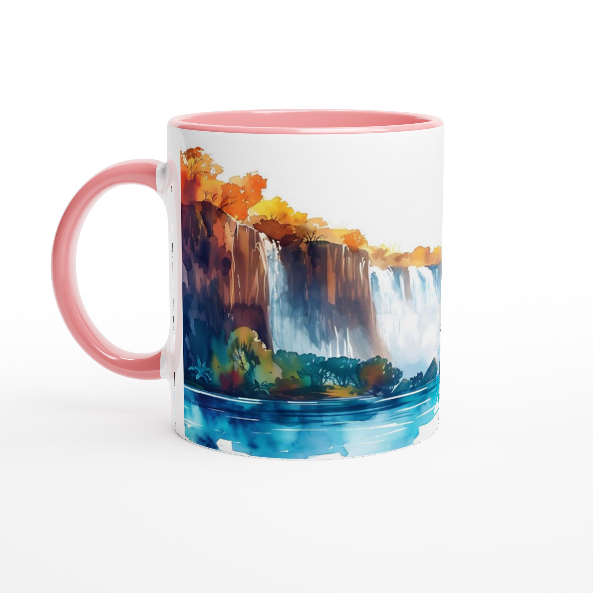 Akvarellvattenfall Keramisk Mugg – Konstfull Design i Flera Färger 6 b515d840-ac1d-4fb6-8a23-03934df20fd4