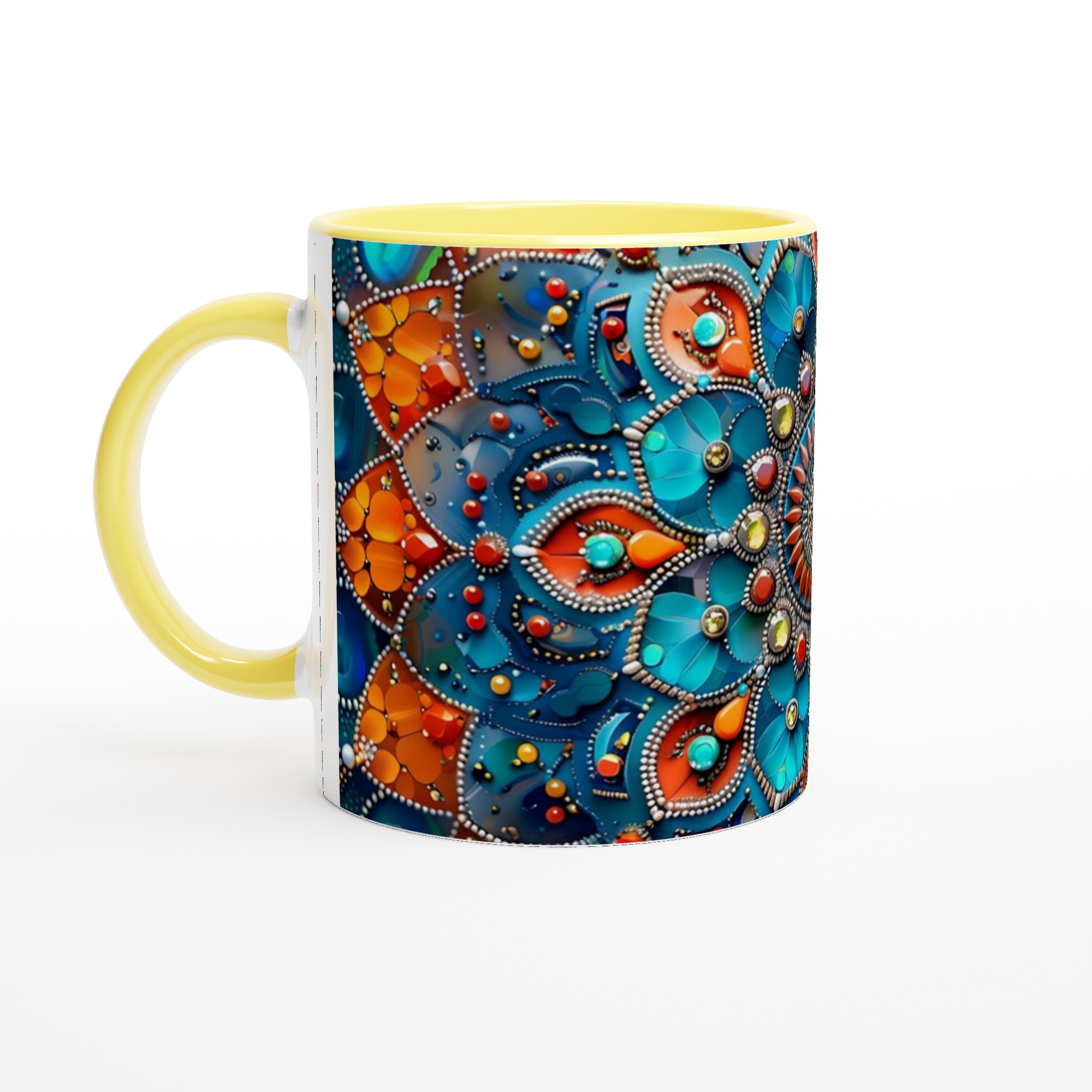Mandala Keramikmugg 11oz – Levande Boho-Design i Flera Färger 3 b517bbc4-893e-40dc-9fc3-cfb16119f6b2