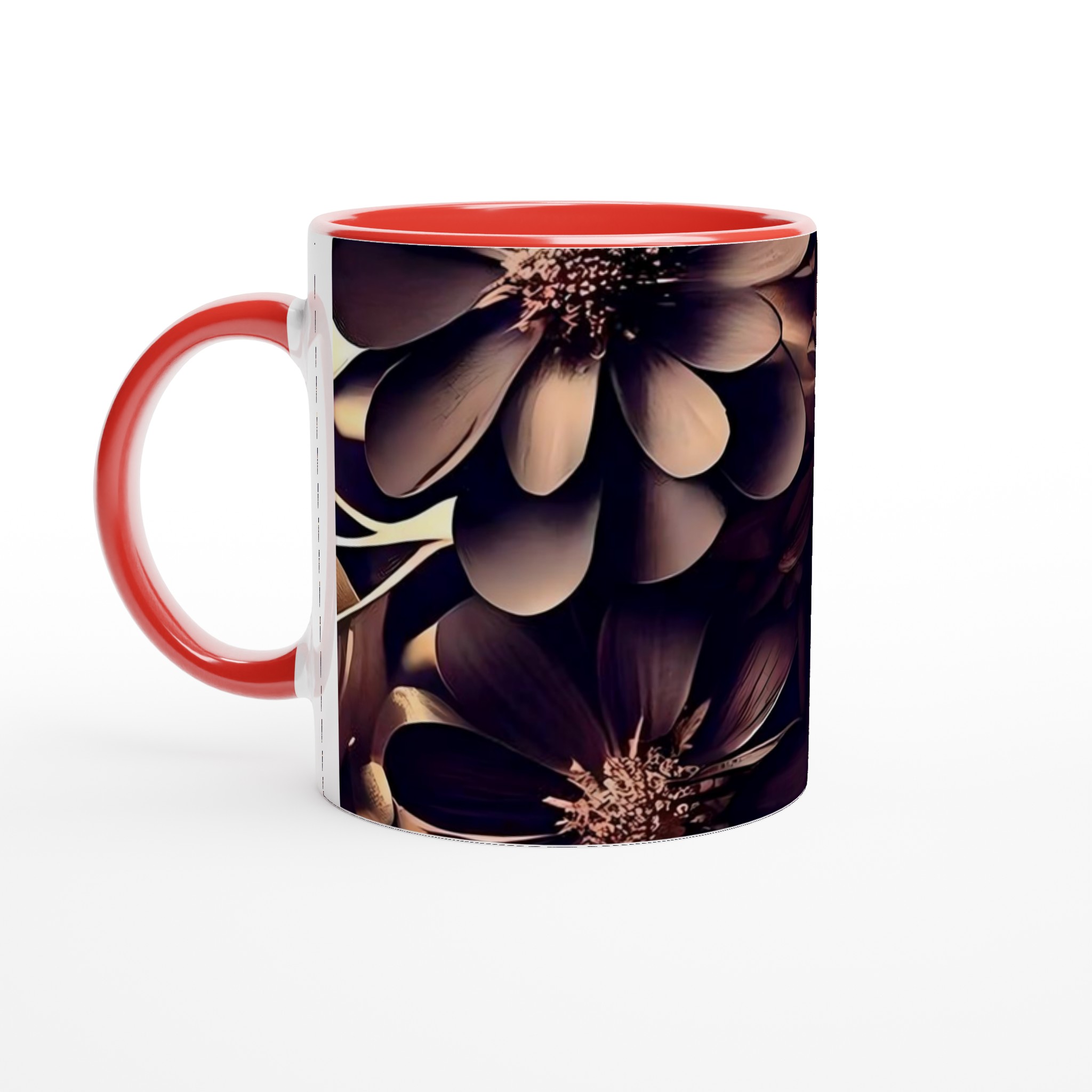 Premium 11oz Keramisk Mugg med Eleganta Mörka Blommor – Välj Din Färg 5 b529473e-6a73-4a2c-8614-ebfe400a5c3d