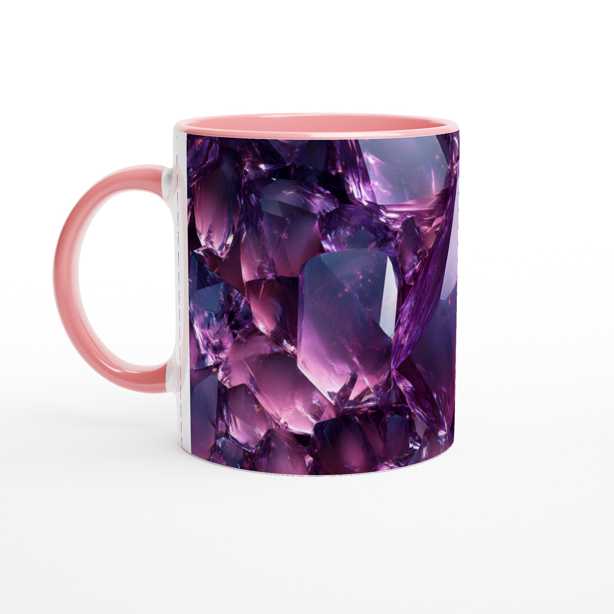 Ametistkristall 11oz Keramikmugg - Skimrande Lila & Rosa Skimmer för Din Vardag 6 b53b174a-f095-406e-8c6f-51a4903519d7