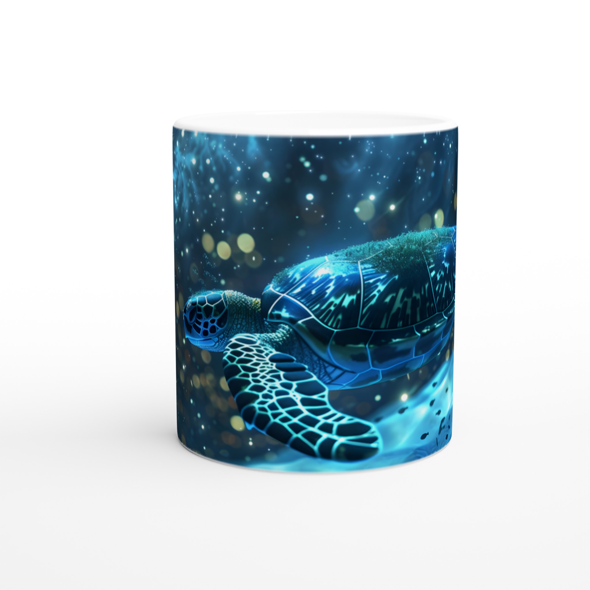 Magisk Blå Havssköldpadda 11oz Keramisk Mugg – Drömlik Design i Flera Färger 8 b57609d9-b6a8-439f-8589-e6a780fe0b25