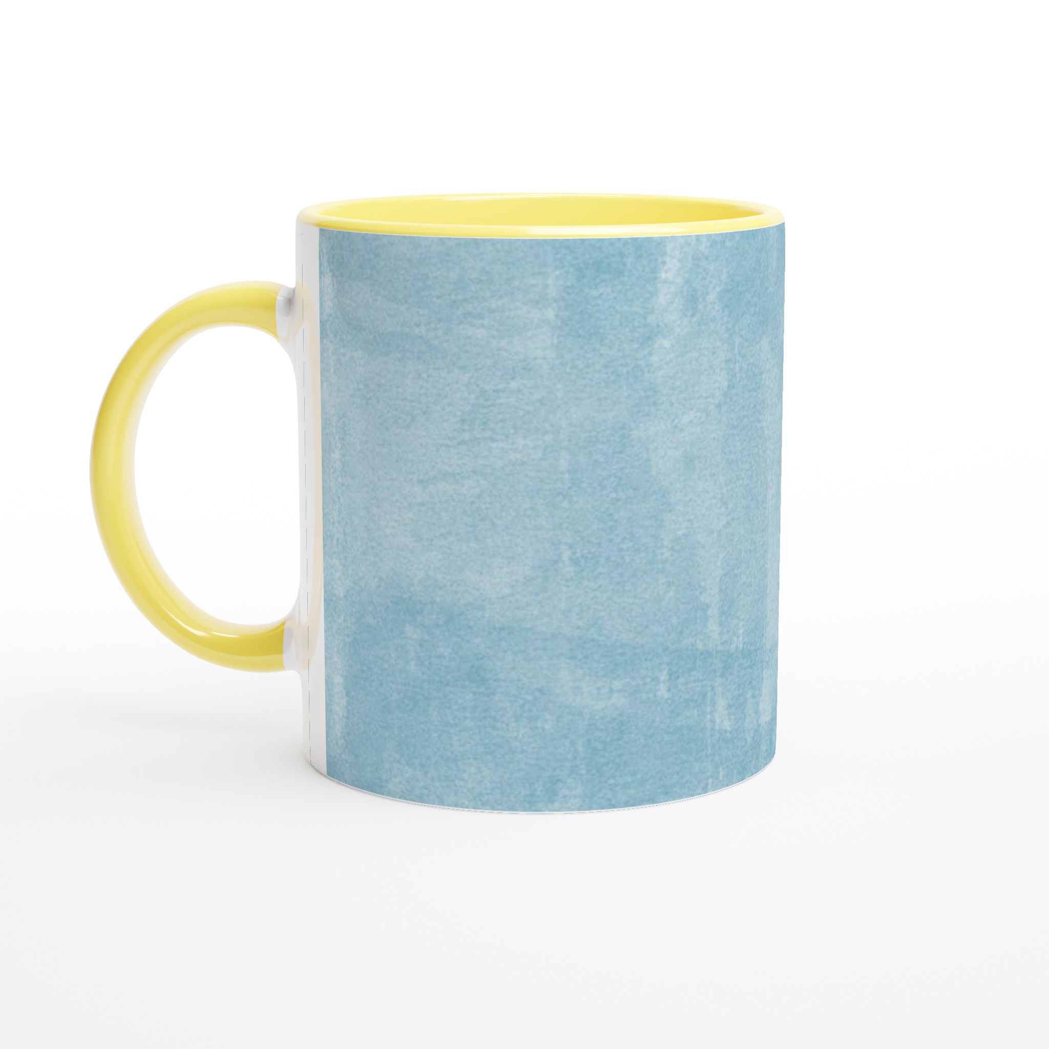 Vit 11oz keramisk mugg med kaxig fiskdesign – välj din favoritfärg i sju nyanser 3 b597b163-02a4-4fc0-9757-8cab8c5b1c5a