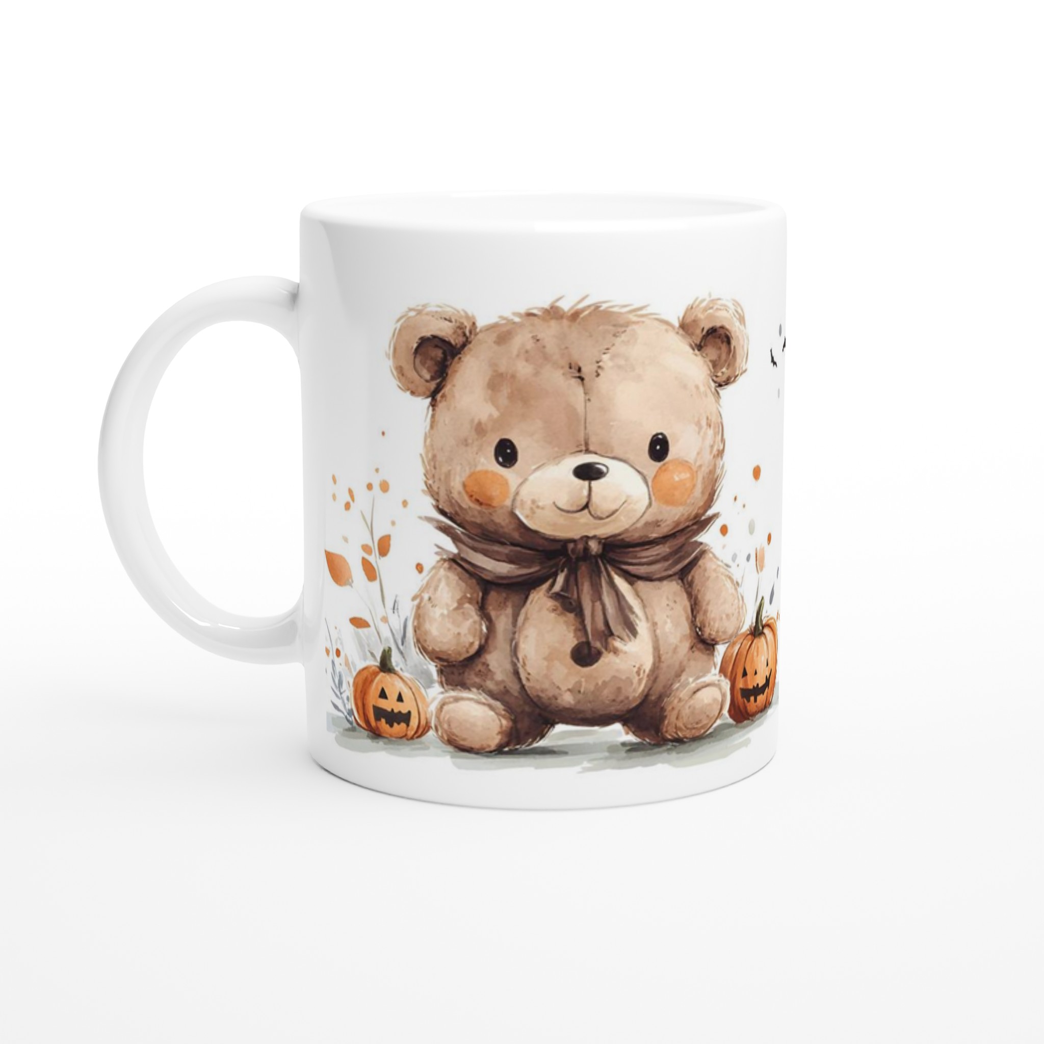 Söta Halloweenbjörnar – Unik 11oz Keramikmugg i ditt val av färg 1 b5987c1f-3068-4352-93f5-381d8320cbfc