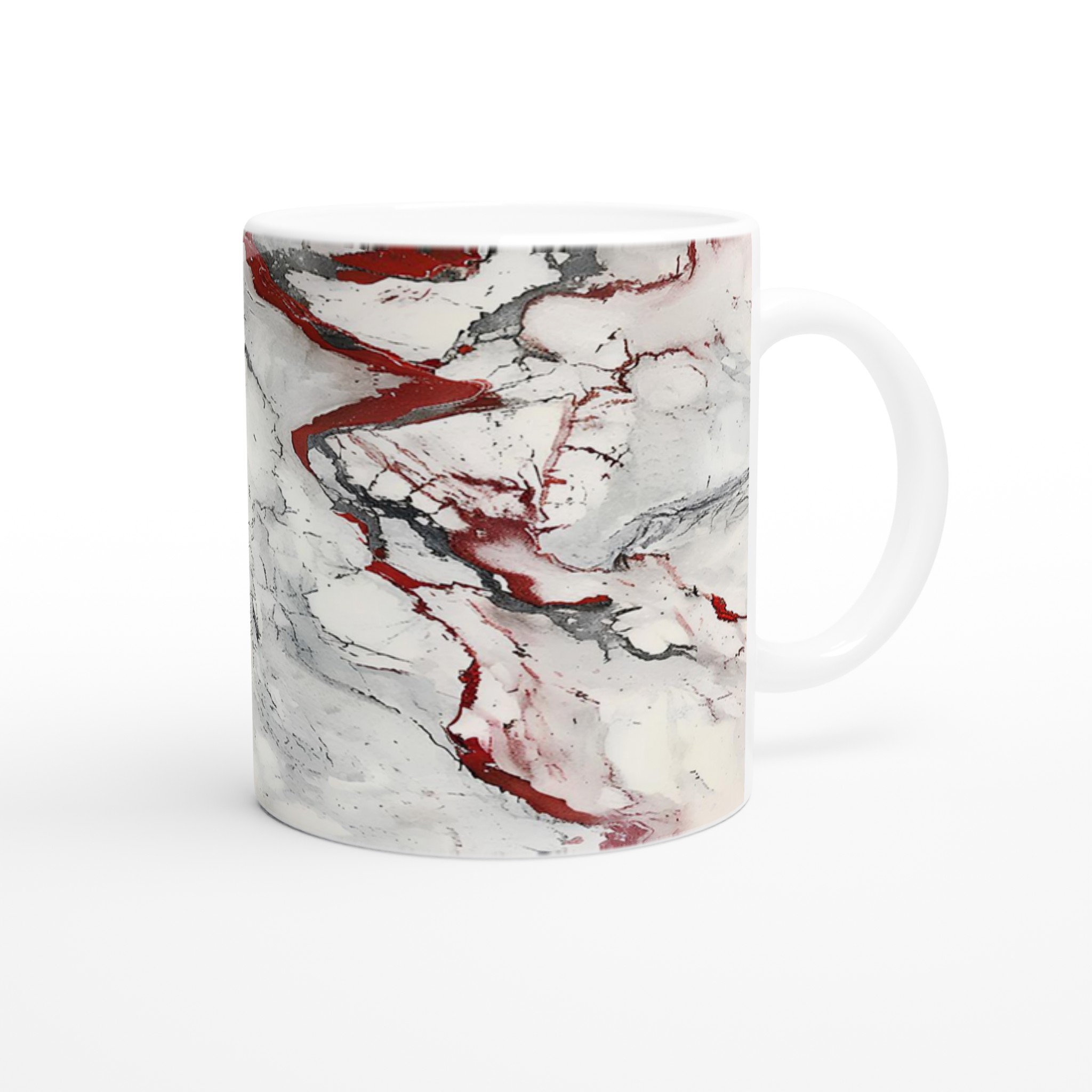 Abstrakt Marmor Mugg – Konstfull Design i Flera Färger, 11oz Keramik 10 b59c91ed-79b0-4bc2-bd71-b7b3eb758287