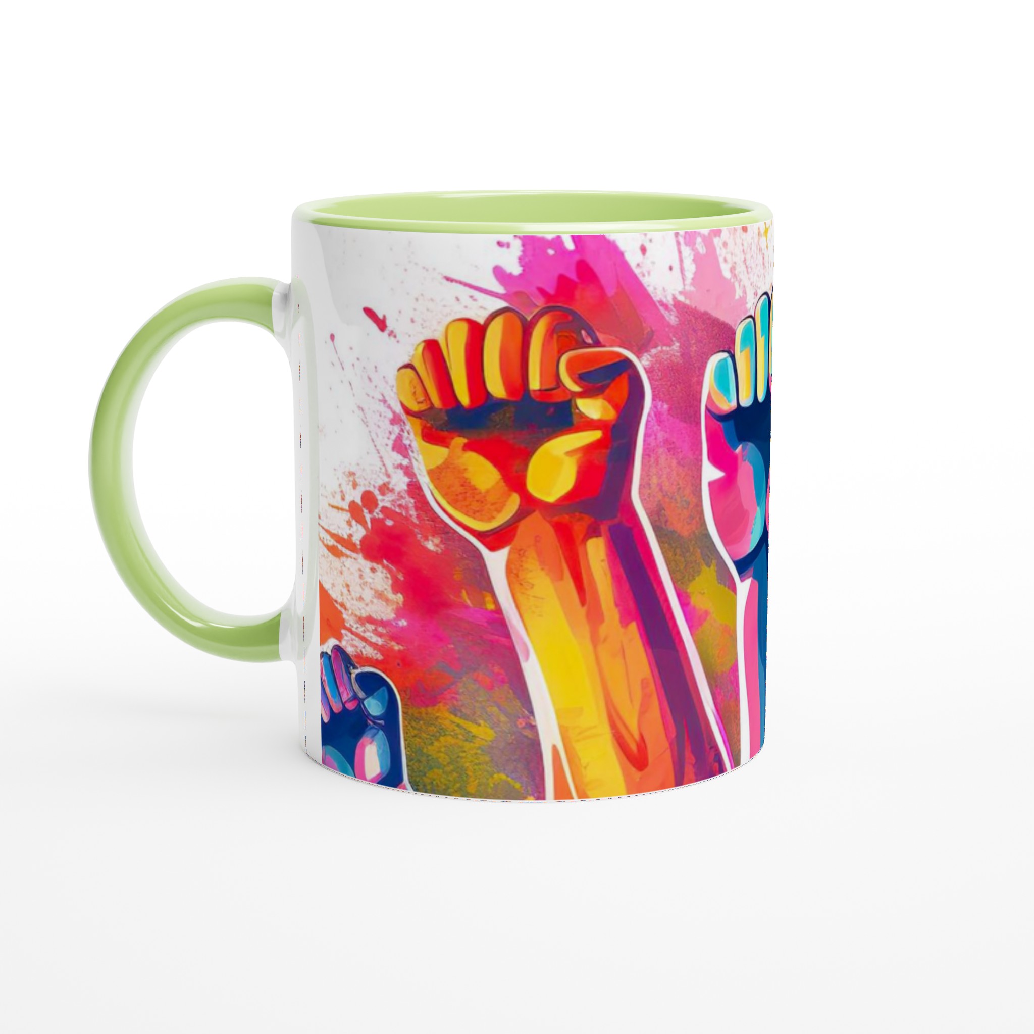 Vit 11oz keramisk mugg med färgstarka uttryck i valfri färg 7 b59fbec9-3479-4a22-8ec8-3f6bfc6eb3d9