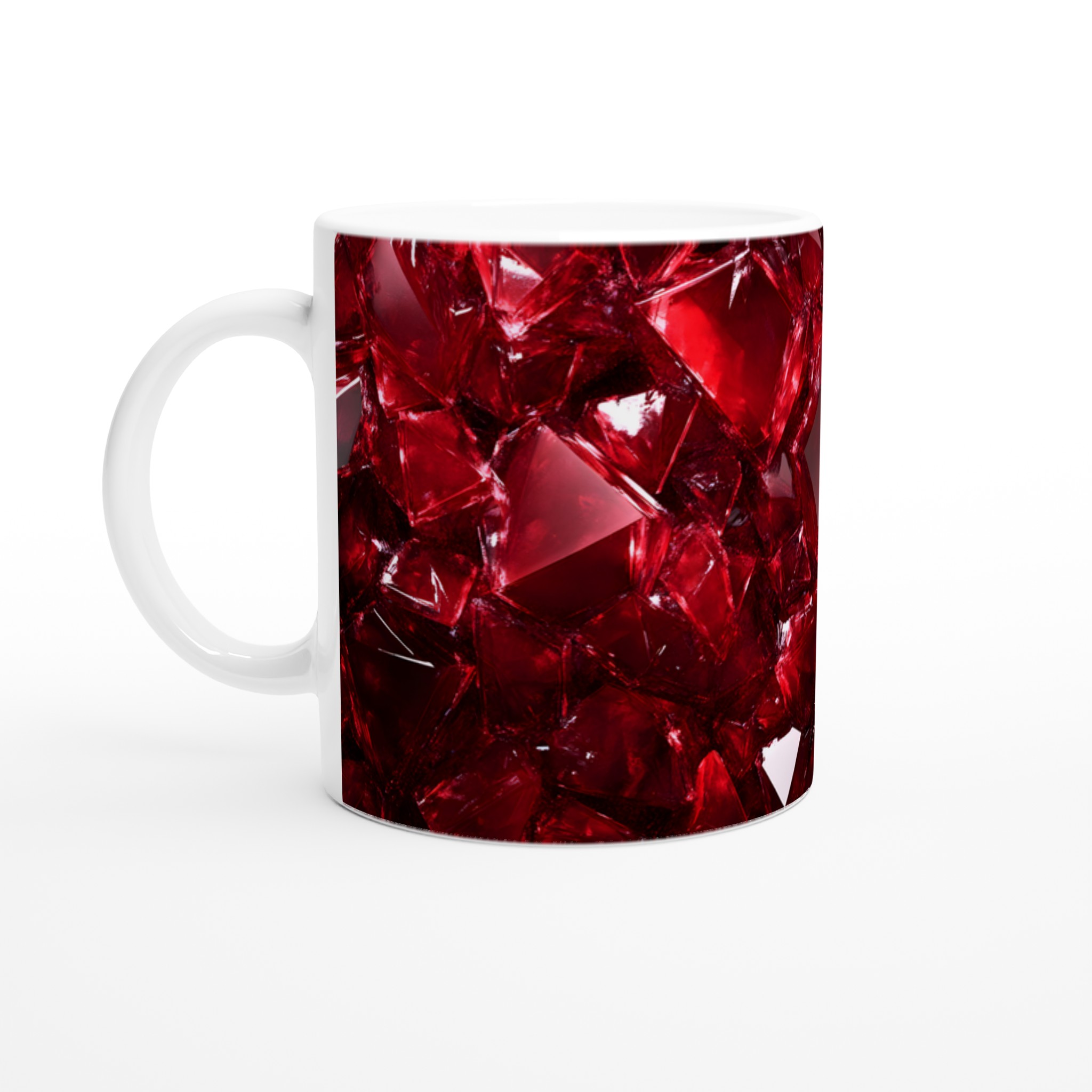 Rubinröd Kristallmugg – 11 oz Keramisk Mugg för Glänsande Morgonstunder 1 b5ae4df3-a6d9-491b-a1f7-b01a5c9e69ef