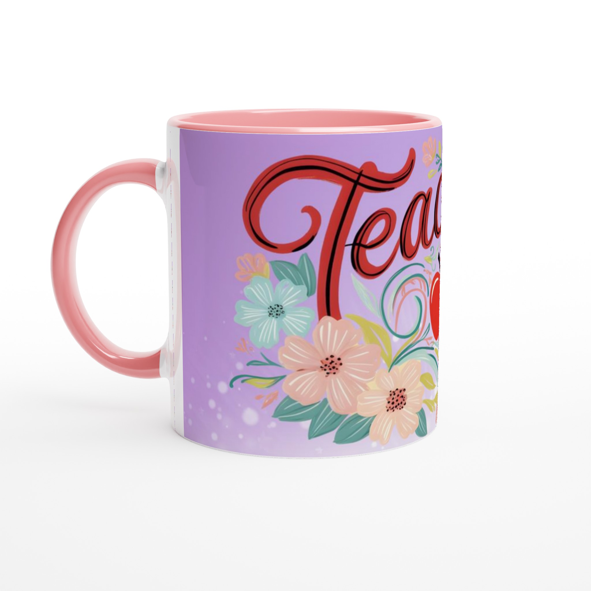 Teacher's Day 11oz Ceramic Mug – Celebrate with Vibrant Floral & Apple Design 6 b5b0b7ff-bfd8-4908-afda-7605d4b43f31