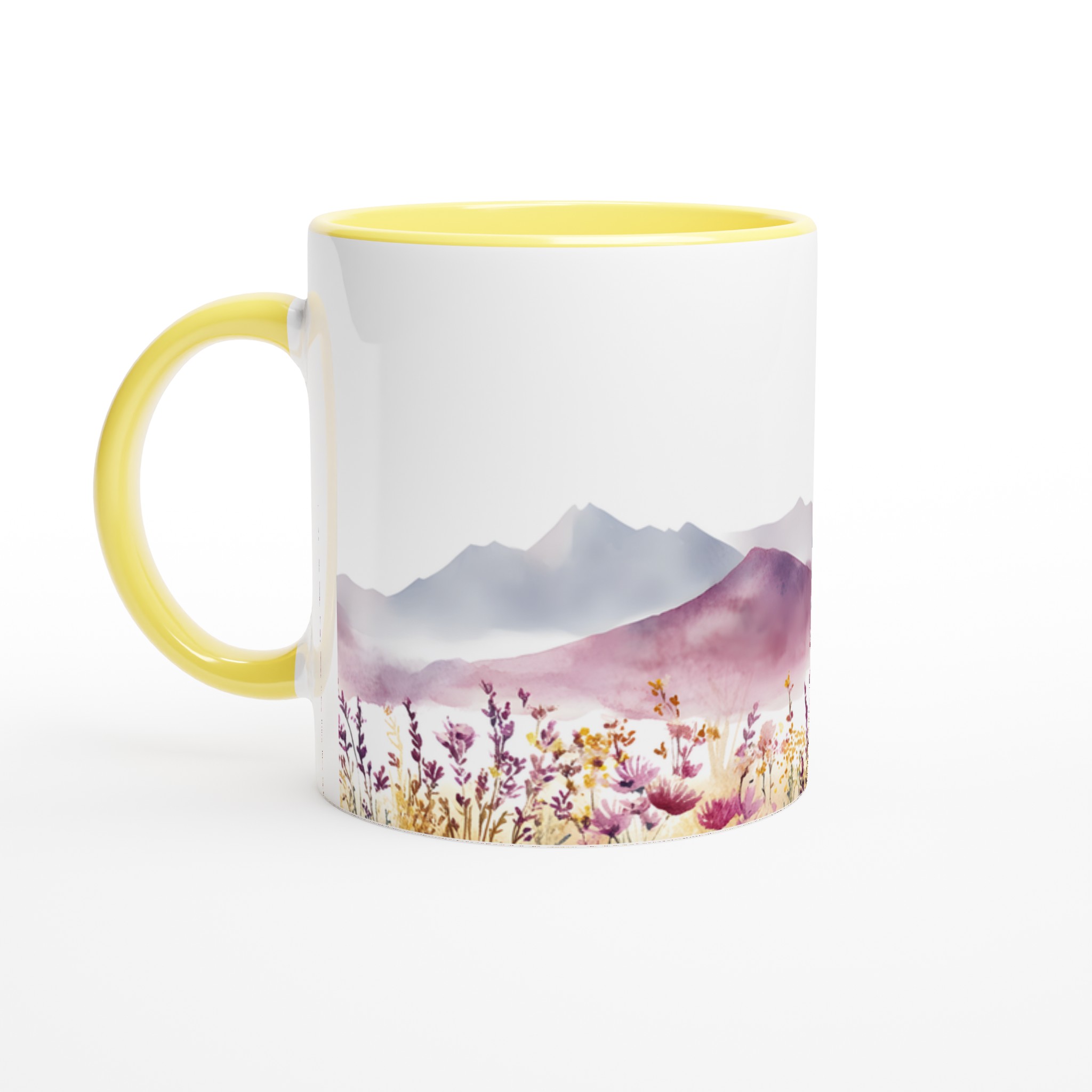 Akvarell Berg och Vildblommor Keramikmugg – En touch av lugn i din vardag 3 b5b14f7a-037d-41b6-aed7-b075a3abf9e3