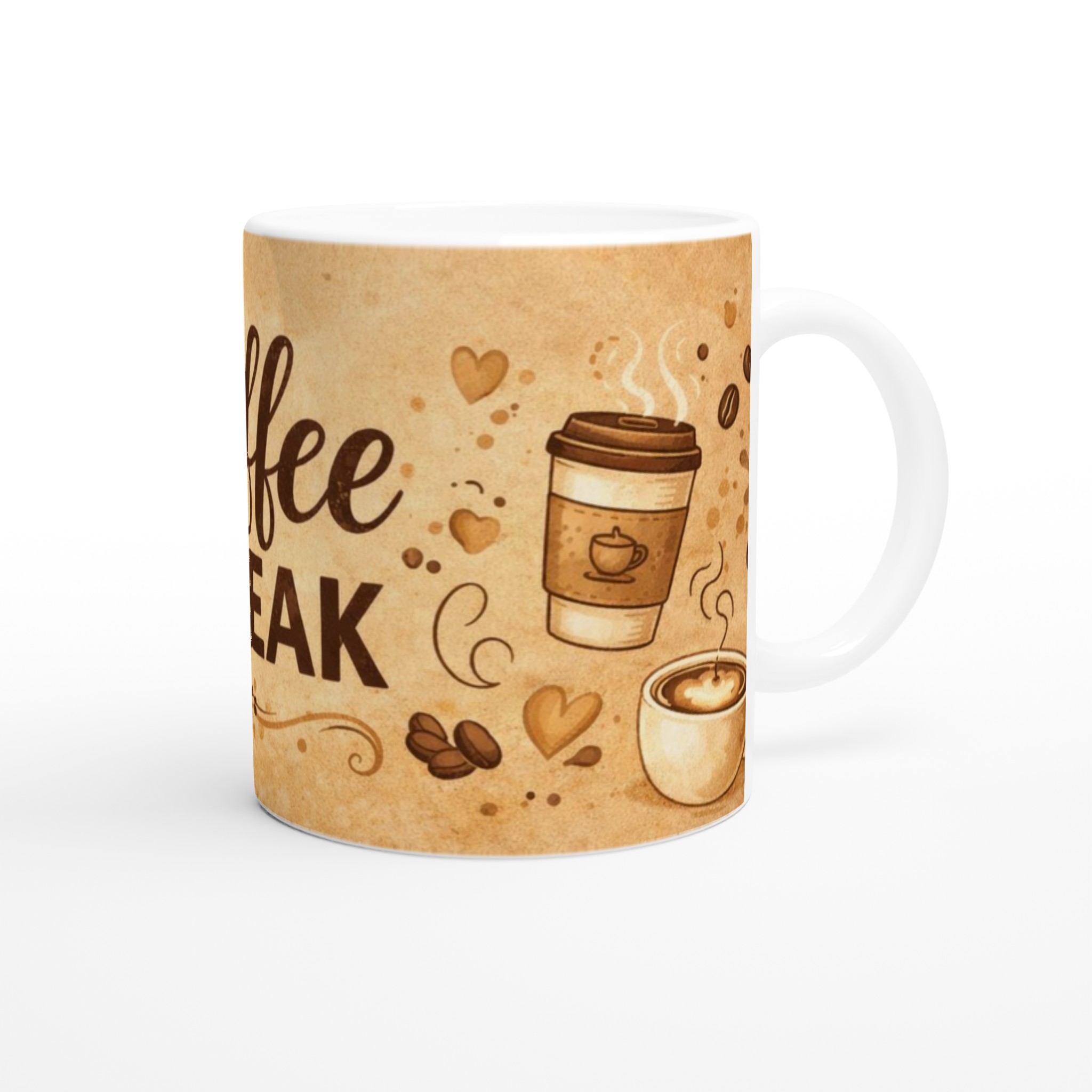 Vit 11oz Keramisk Mugg – Coffee Break Edition in Your Choice of Vibrant Colors 9 b5c199db-64d4-4fc1-95c9-4418ae542761