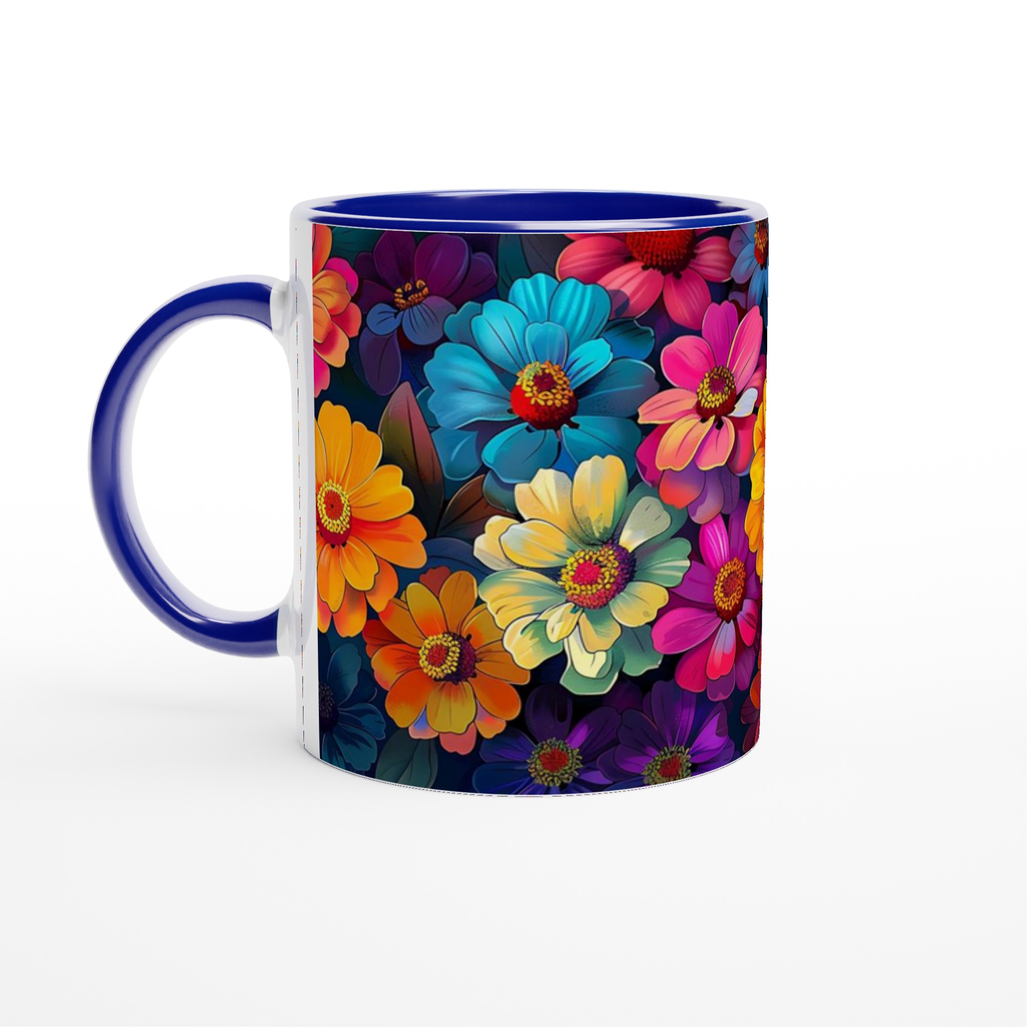 Färgexplosion: 11oz Keramikmugg – Blommig Design i Levande Nyanser för En Pigg Start på Dagen 2 b5ee3b55-0263-439d-8ae9-720cc60aff75
