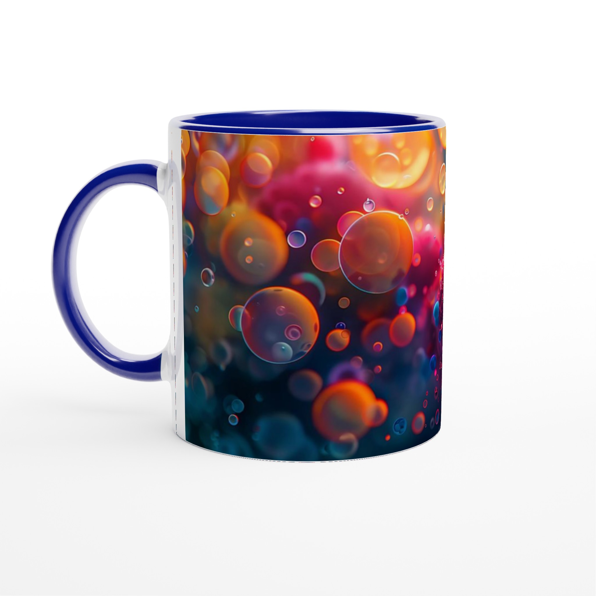 Abstrakt Bubbeldröm: Levande Keramikmugg i 7 Färger – 11oz 2 b5ee4118-832a-4ed1-bd00-e07e15a99959