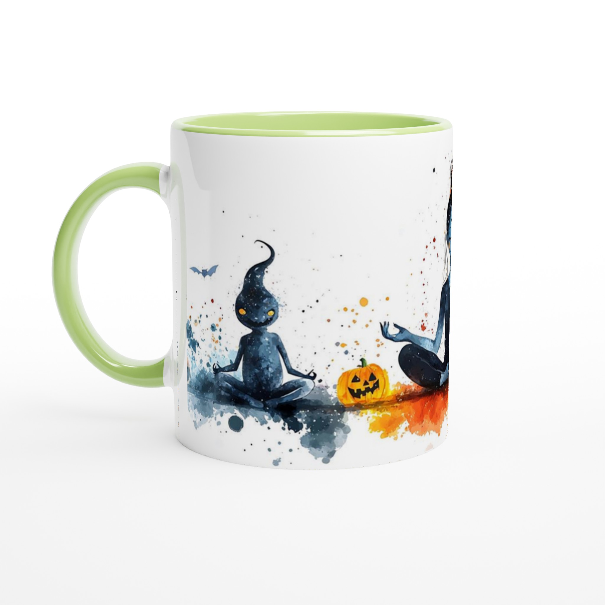 Zen Halloween Watercolour Mugg – Avkopplande Spöken & Pumpor i Din Favoritfärg! 7 b5f4f843-4205-4bee-a850-b645e3cedb60